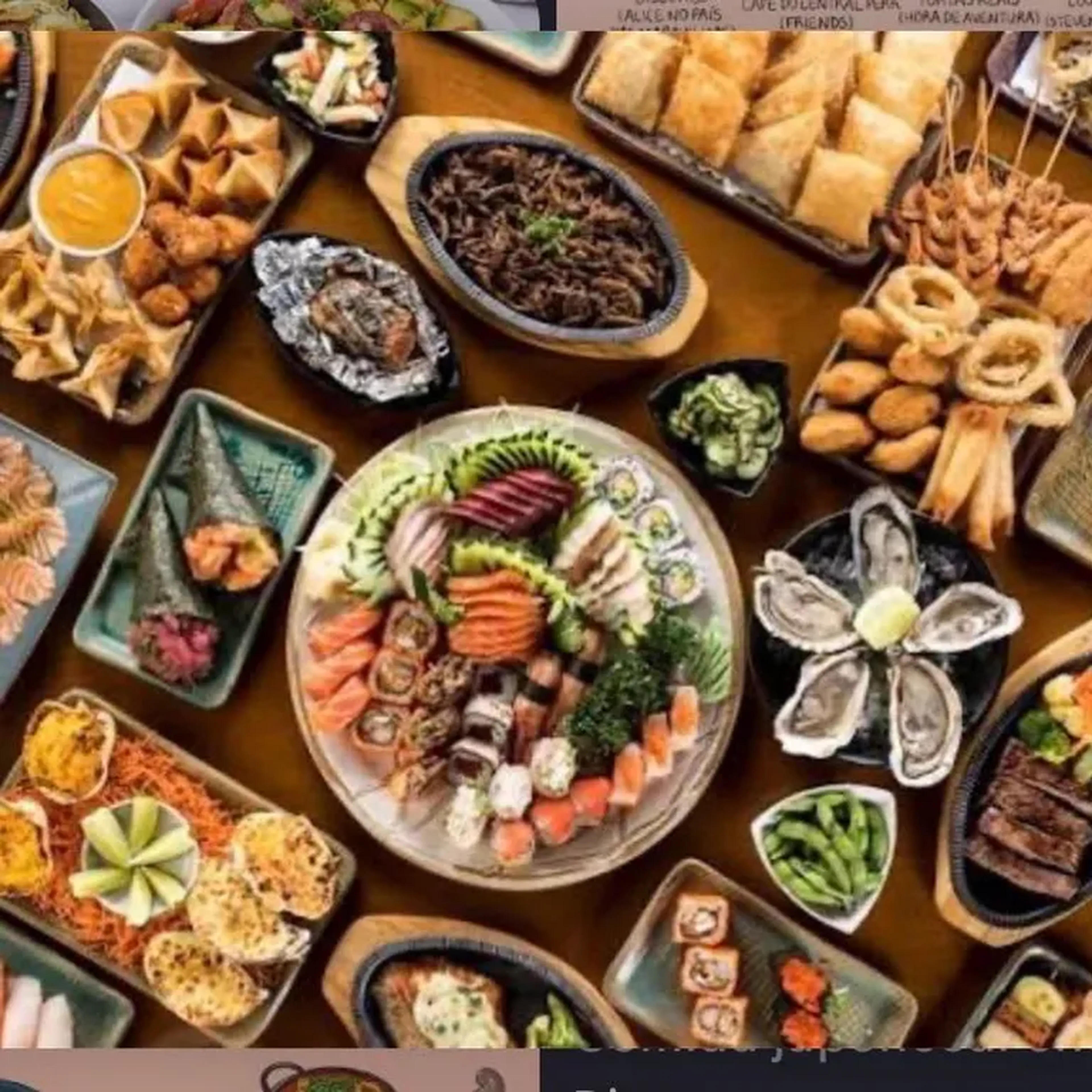 Primeiro lugar na fila do buffet imagem
