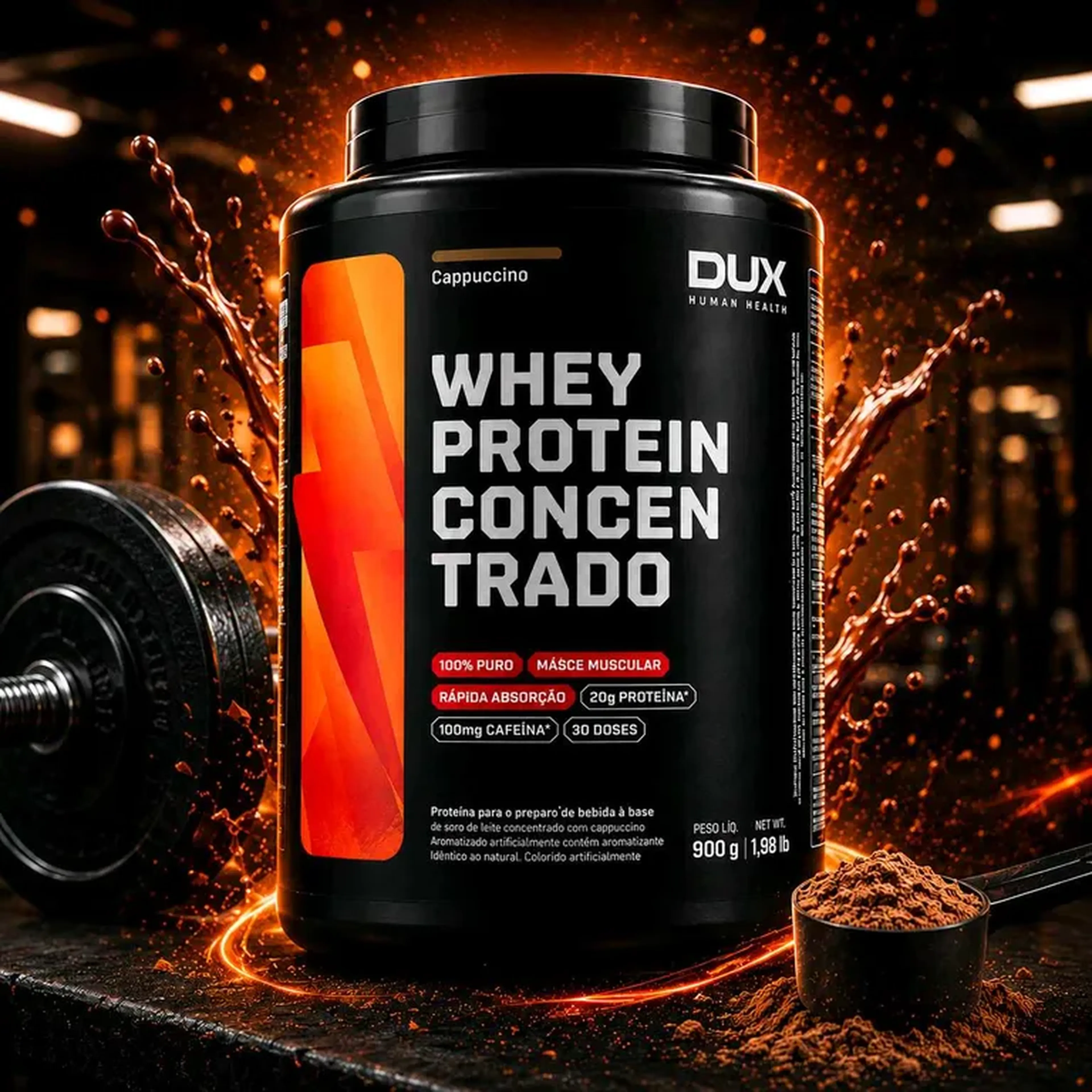 Whey Concentrado 900g | Dux imagem