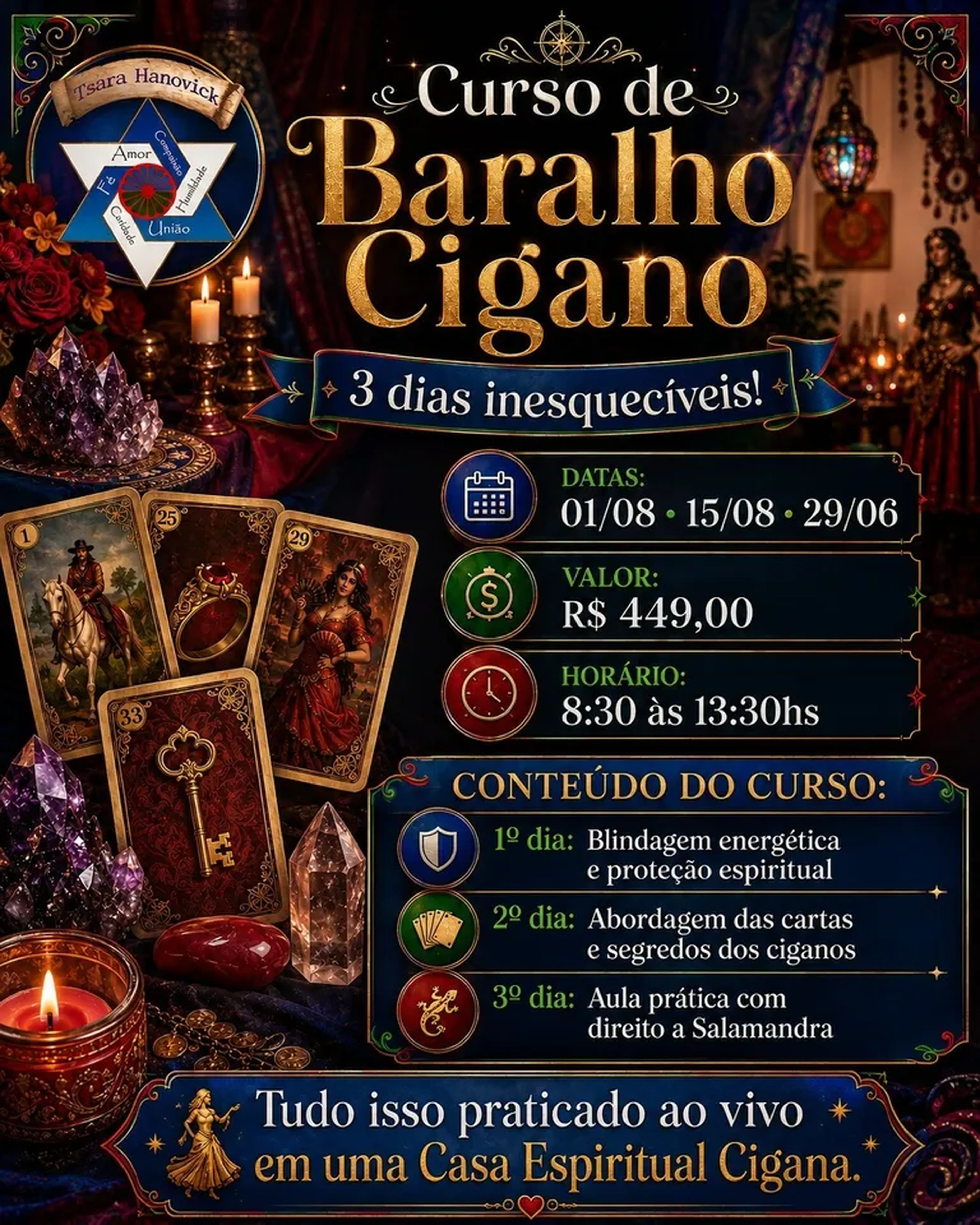14º Curso de Baralho Cigano imagem