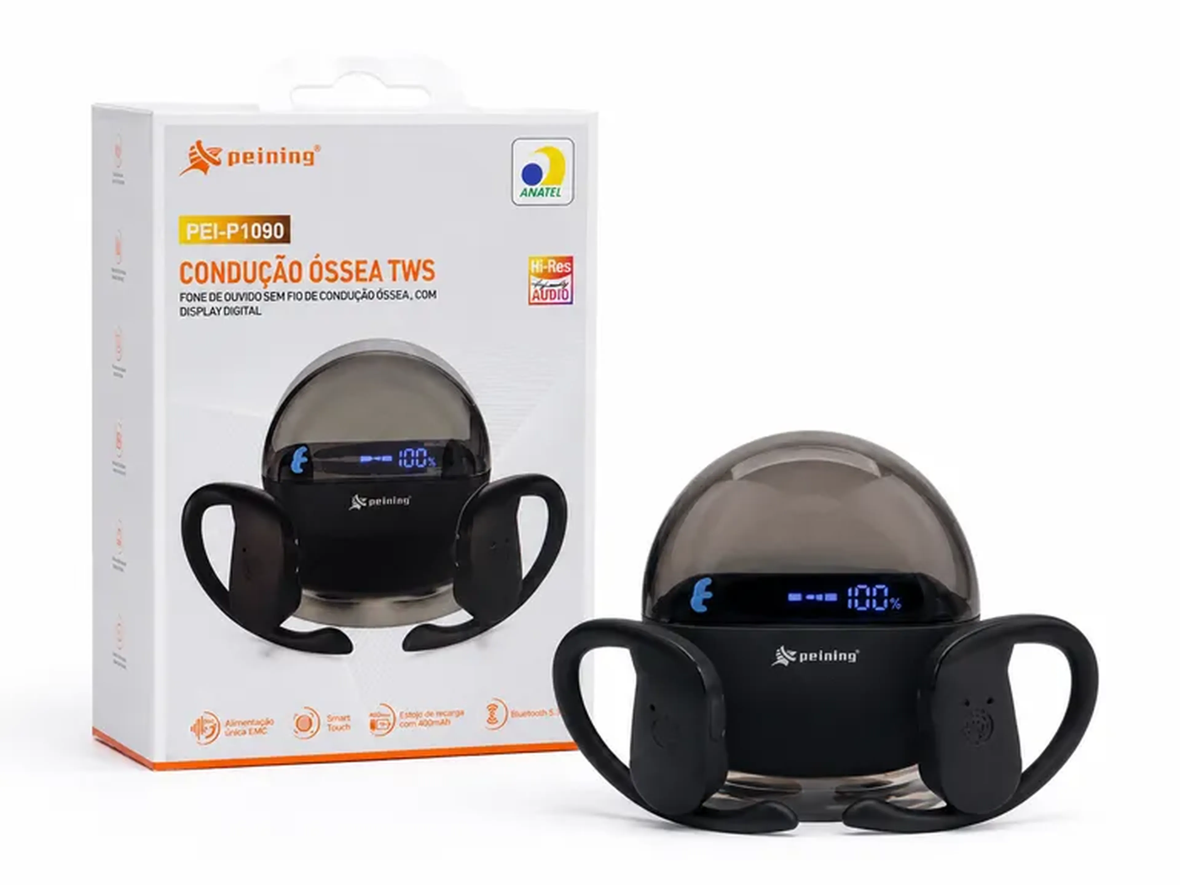 Fone de Ouvido Sem Fio Peining PEI-P1090 — Condução Óssea imagem