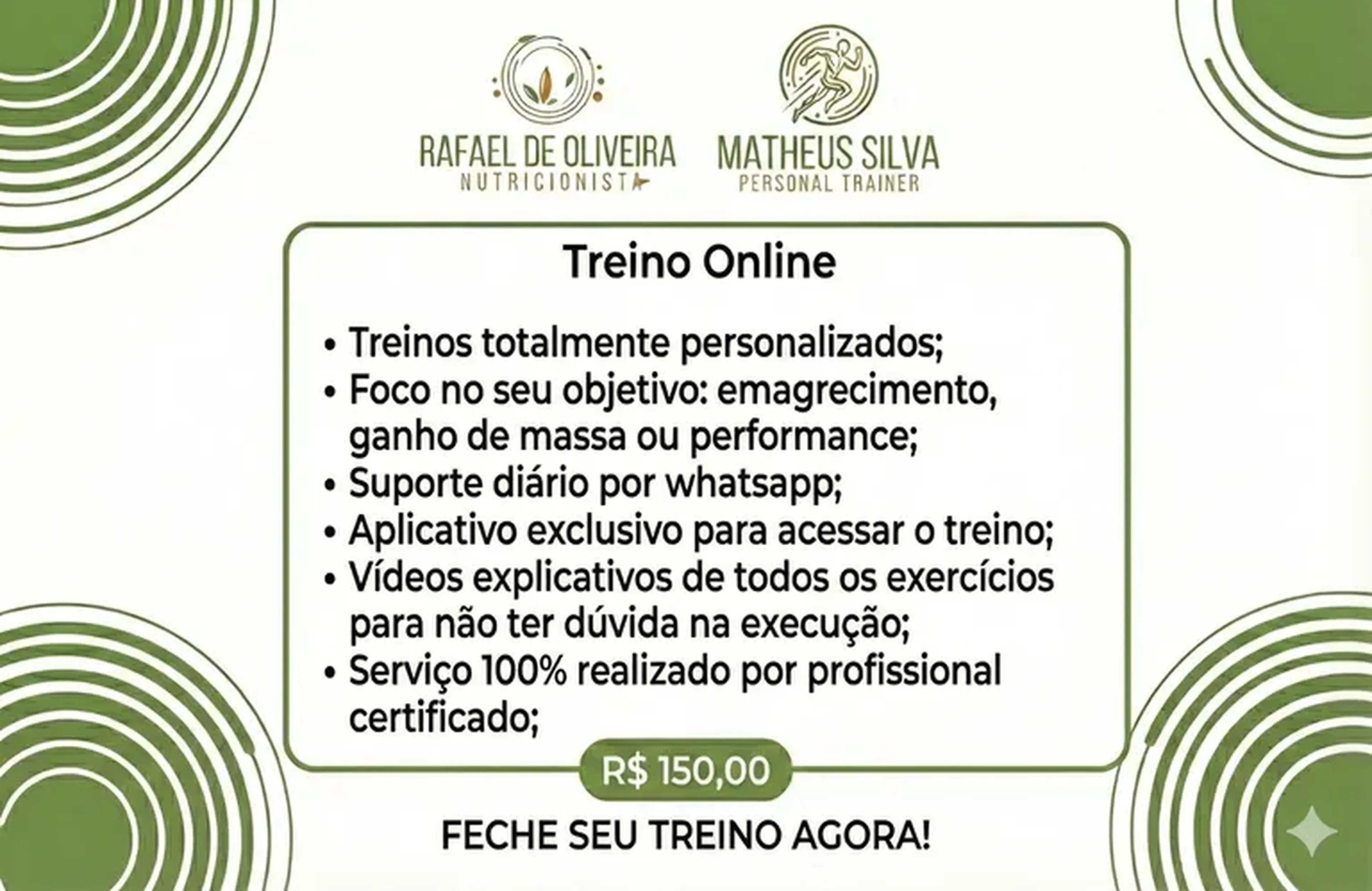 Treino Online - Parceria com Matheus Silva CREF 186362G-SP imagem