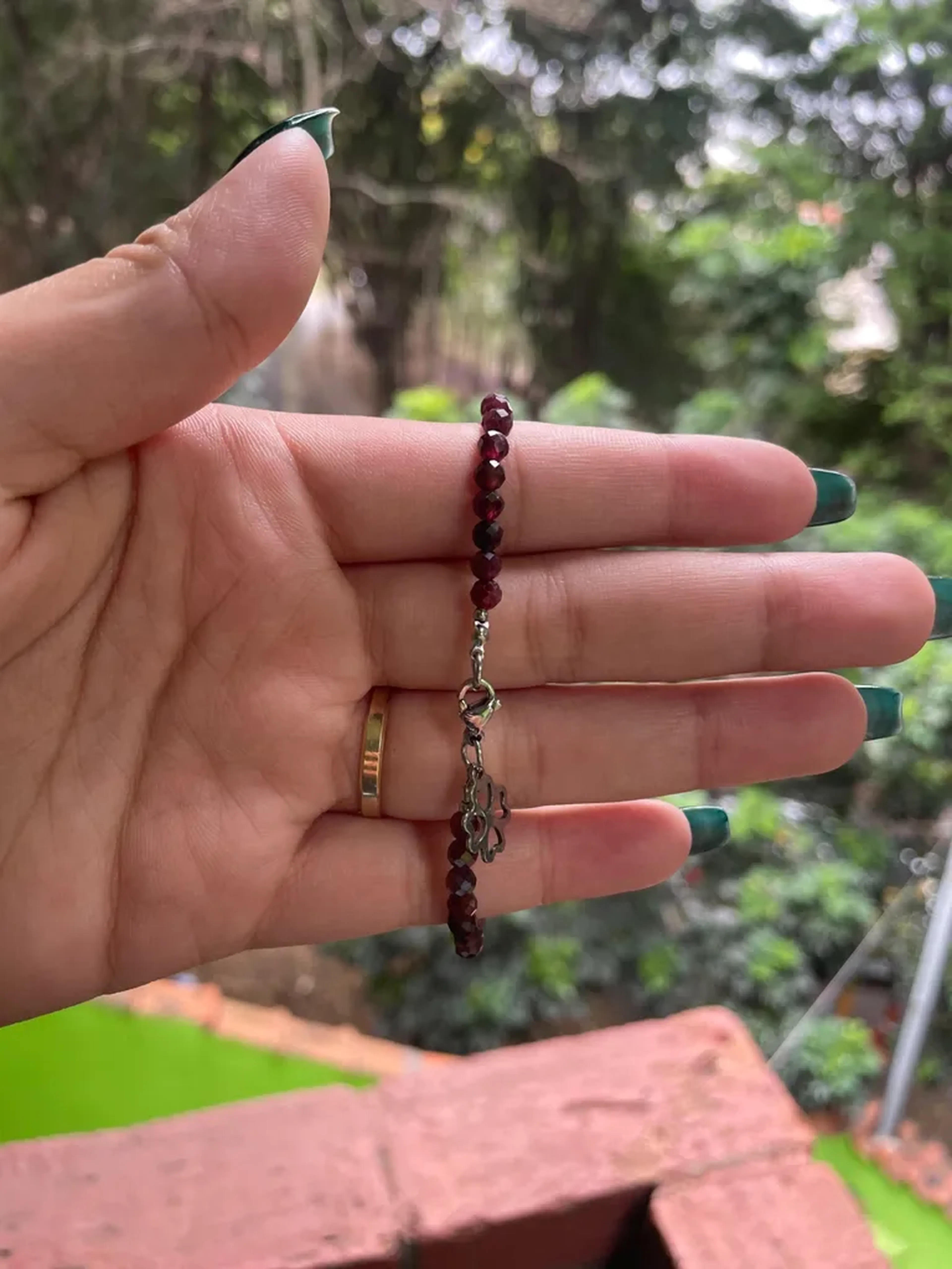 Pulseira Granada 4mm imagem