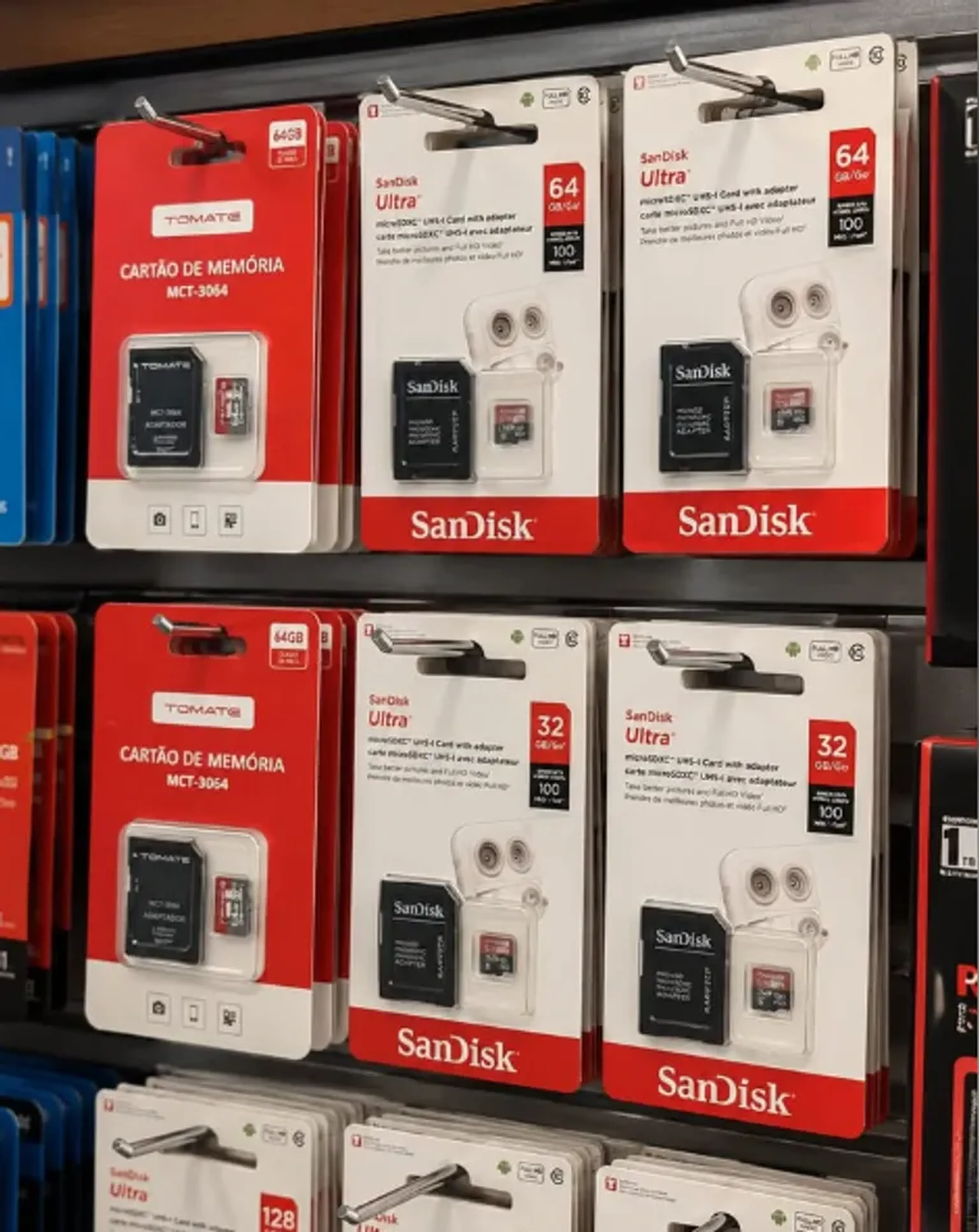 Cartão de memória de 32, 64 gb imagem