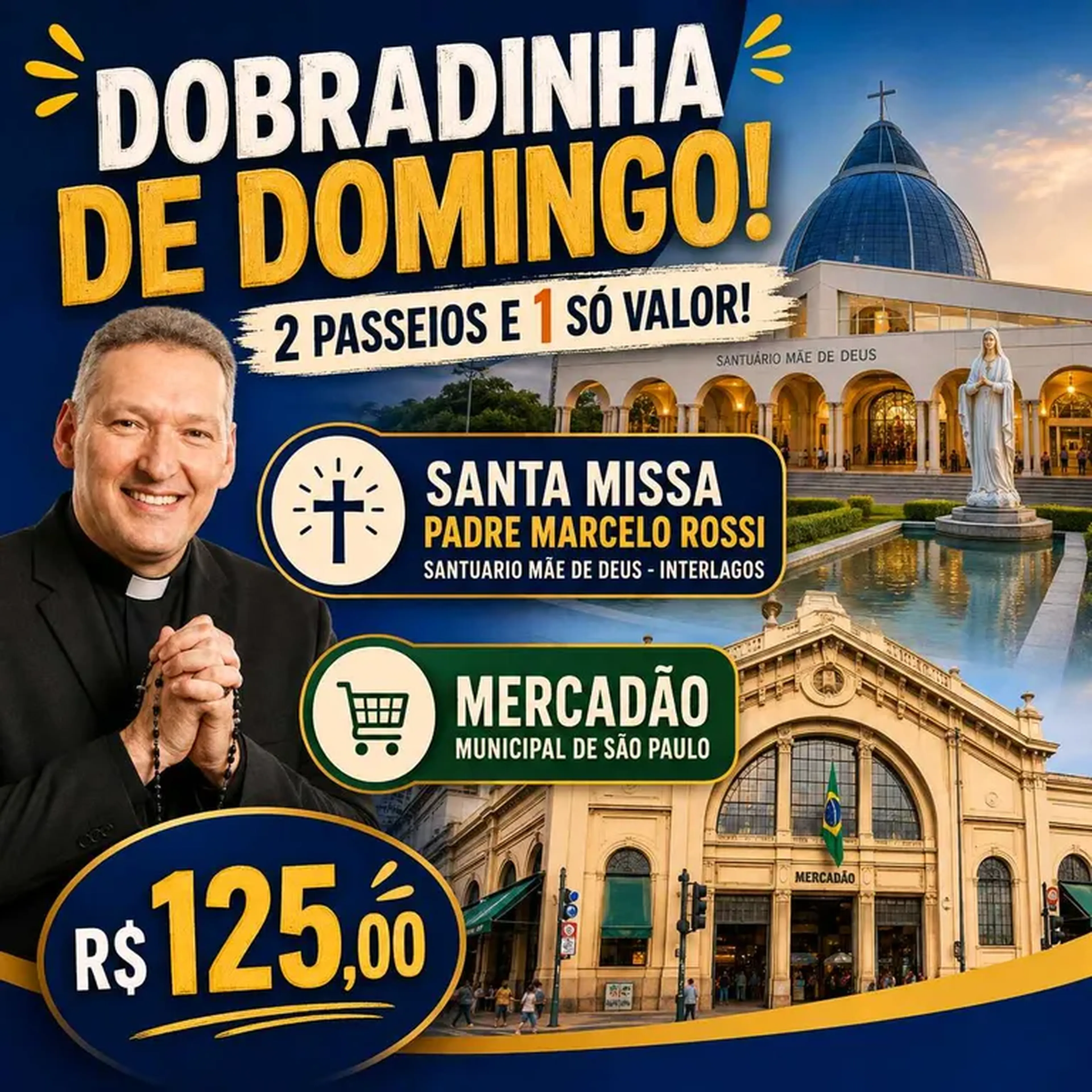 PADRE MARCELO ROSSI + MERCADÃO MUNICIPAL DE SÃO PAULO imagem