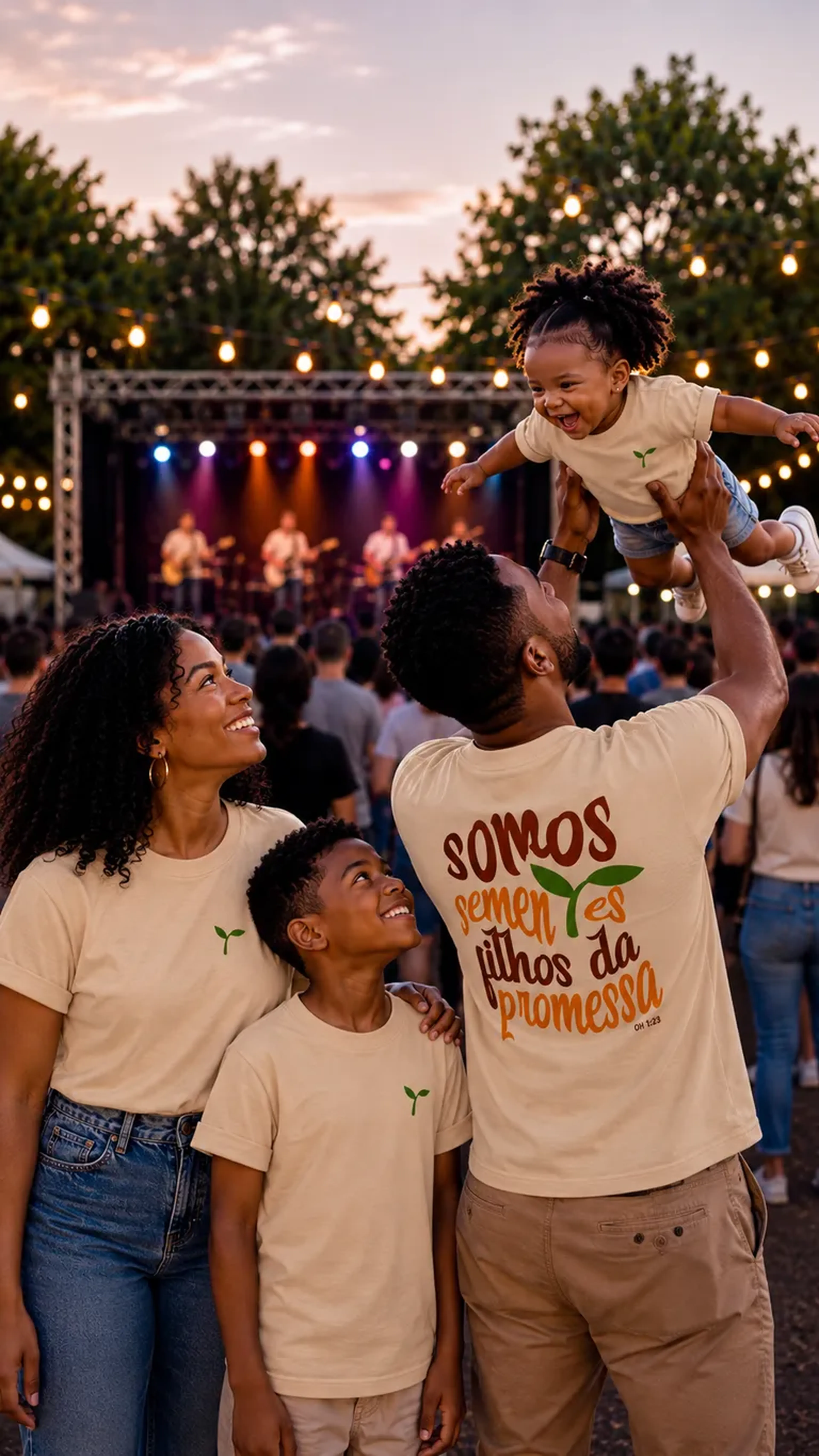 Camisa Sementes - 100% algodão - Bege imagem
