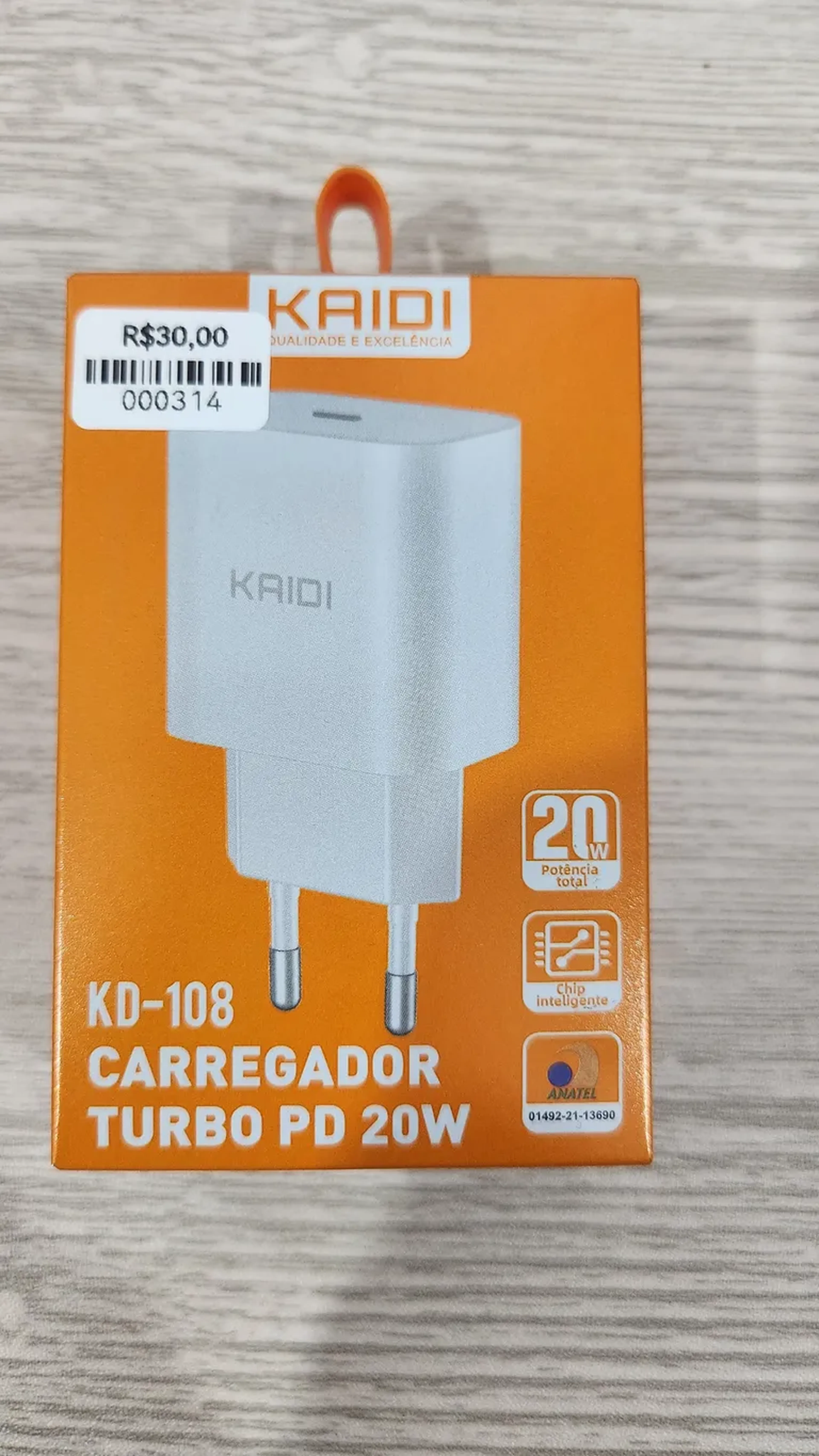 CARREGADOR TURBO 20W imagem