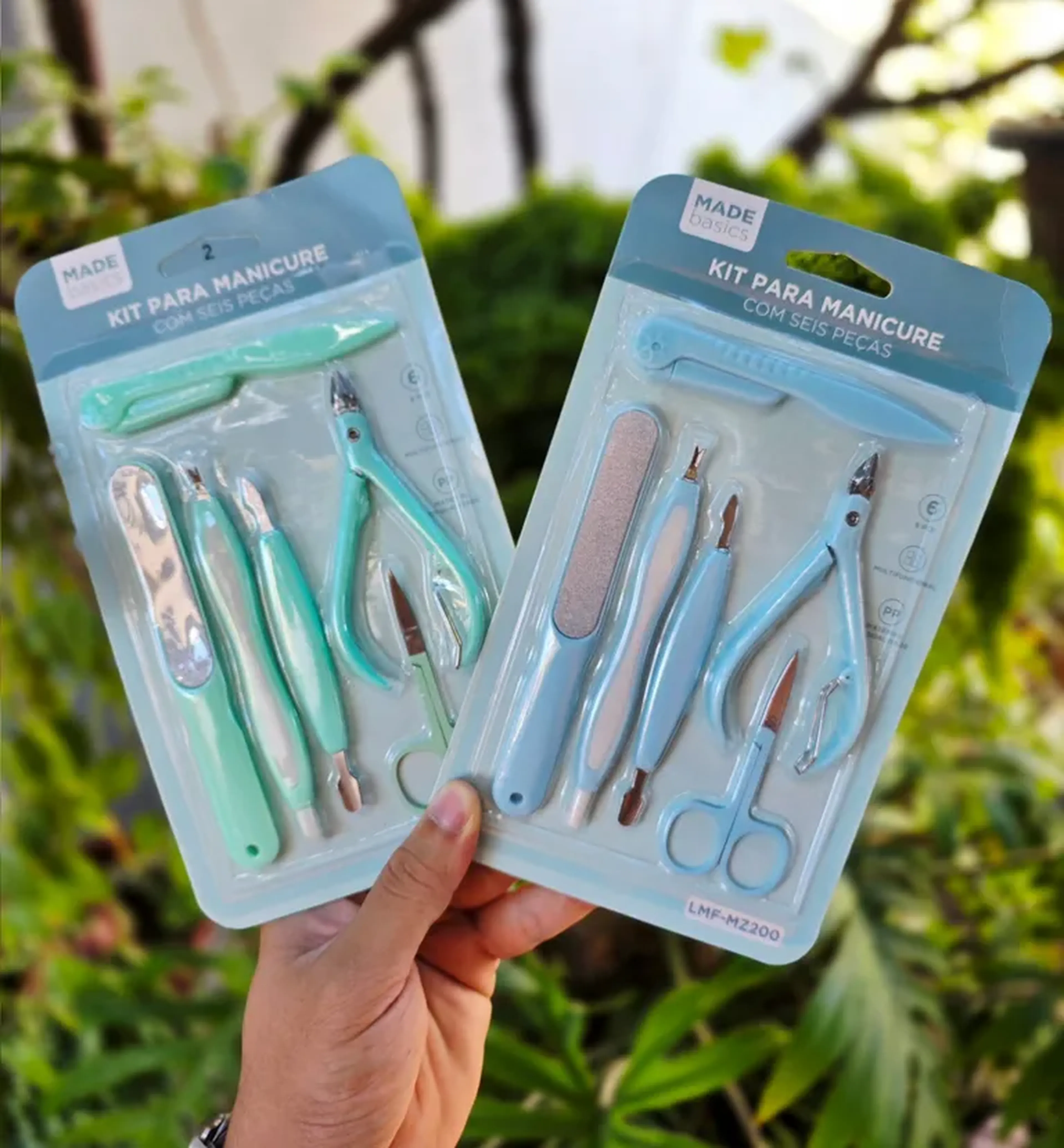 KIT MANICURE COM 6 ITENS imagem