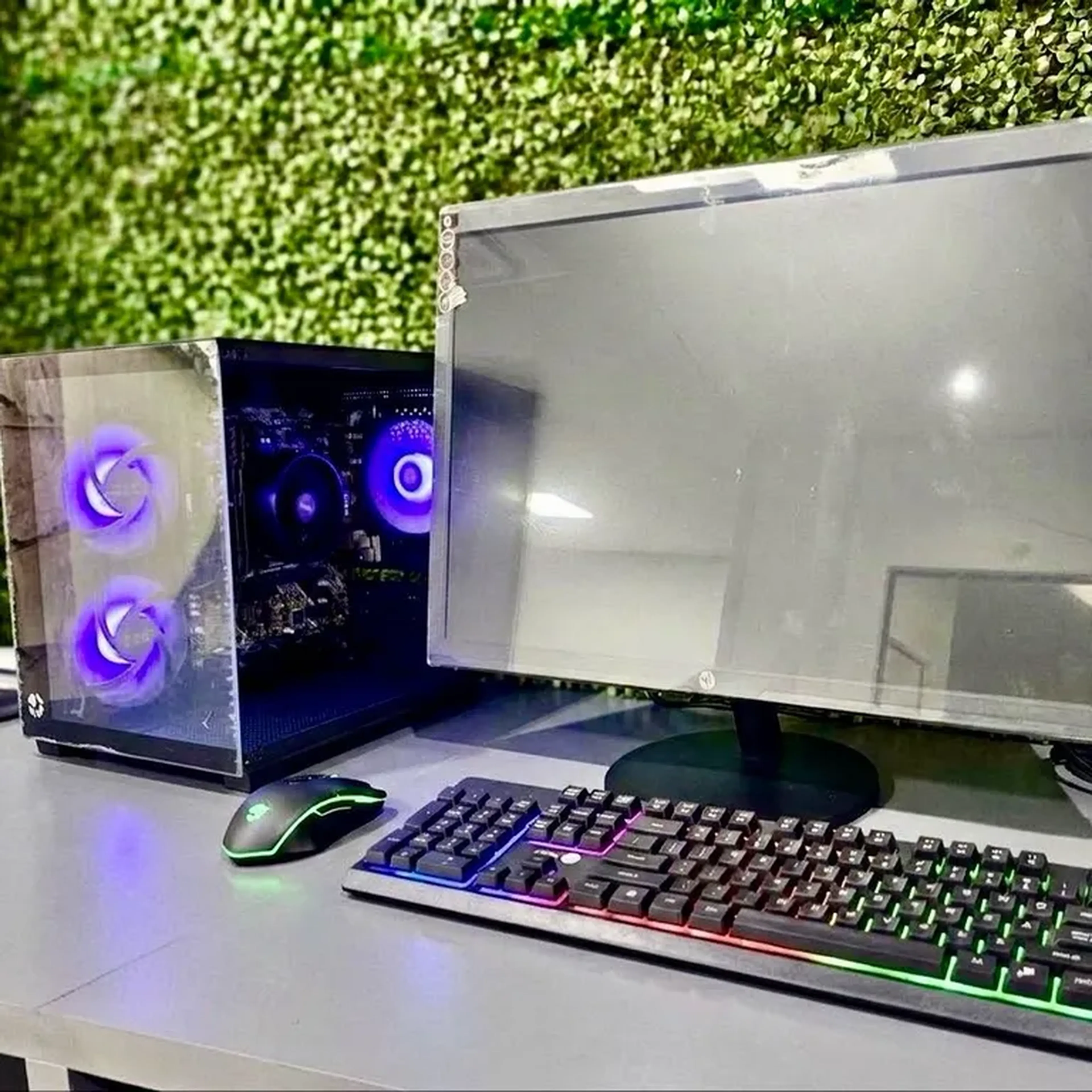 PC GAMER COMPLETO RYZEN 5 5600G + MONITOR + KIT GAMER imagem