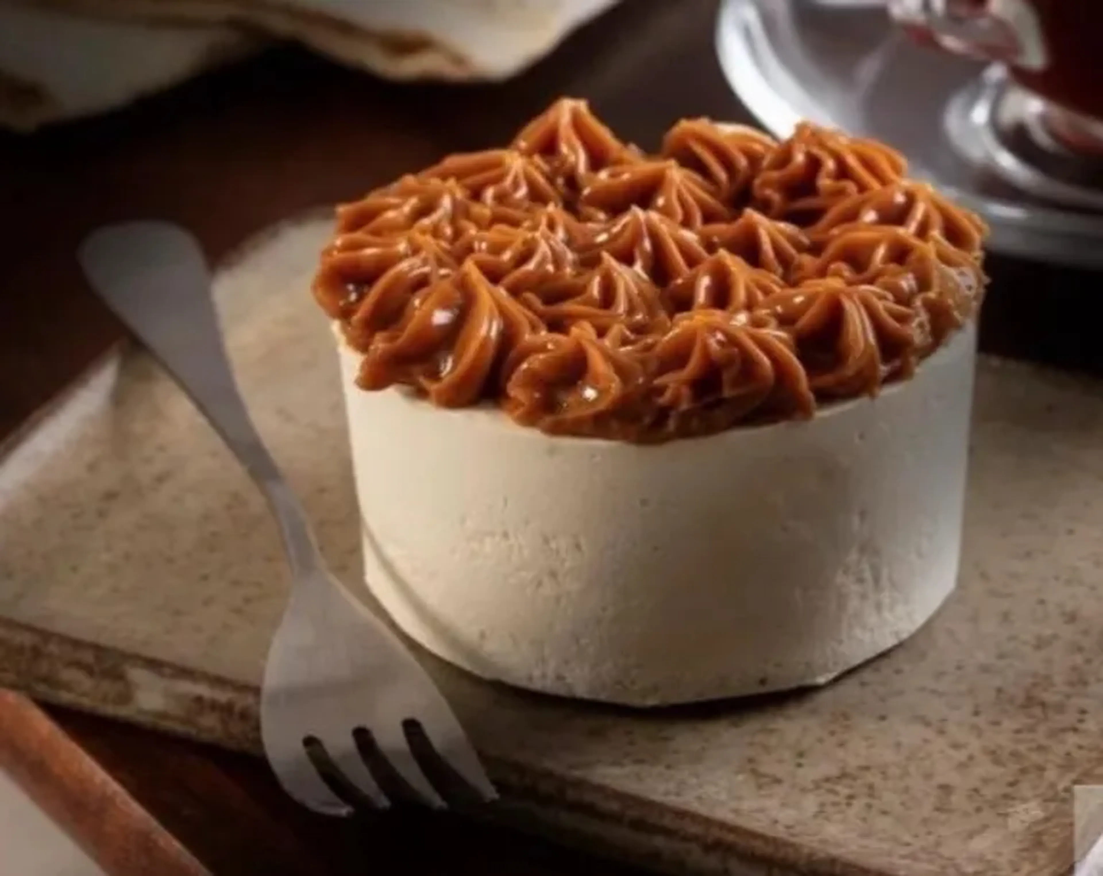 Mini pavê de doce de leite (sem açúcar e sem lactose) imagem