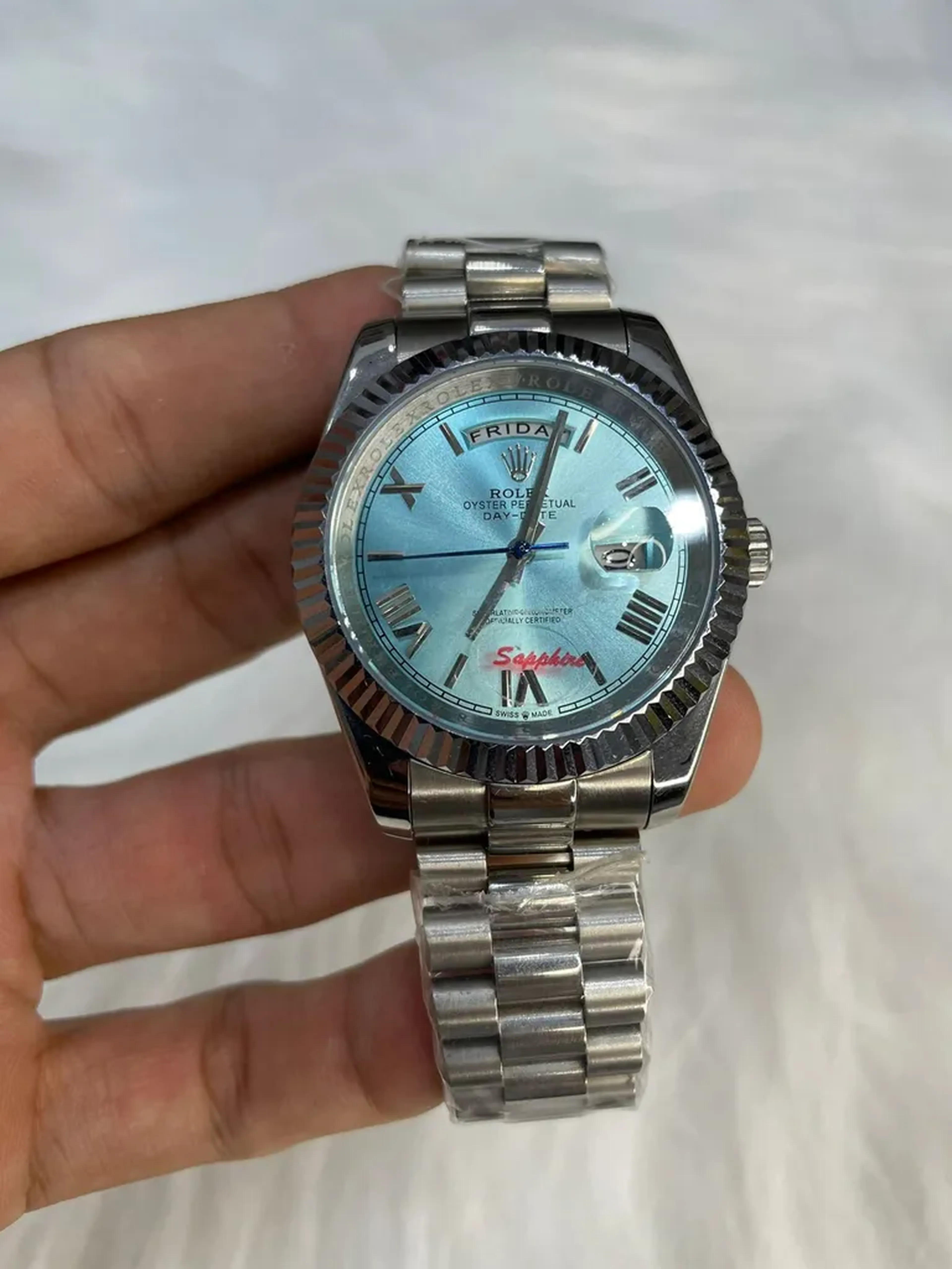 Relógio Rolex DayDate Com Pulseira Presidente imagem