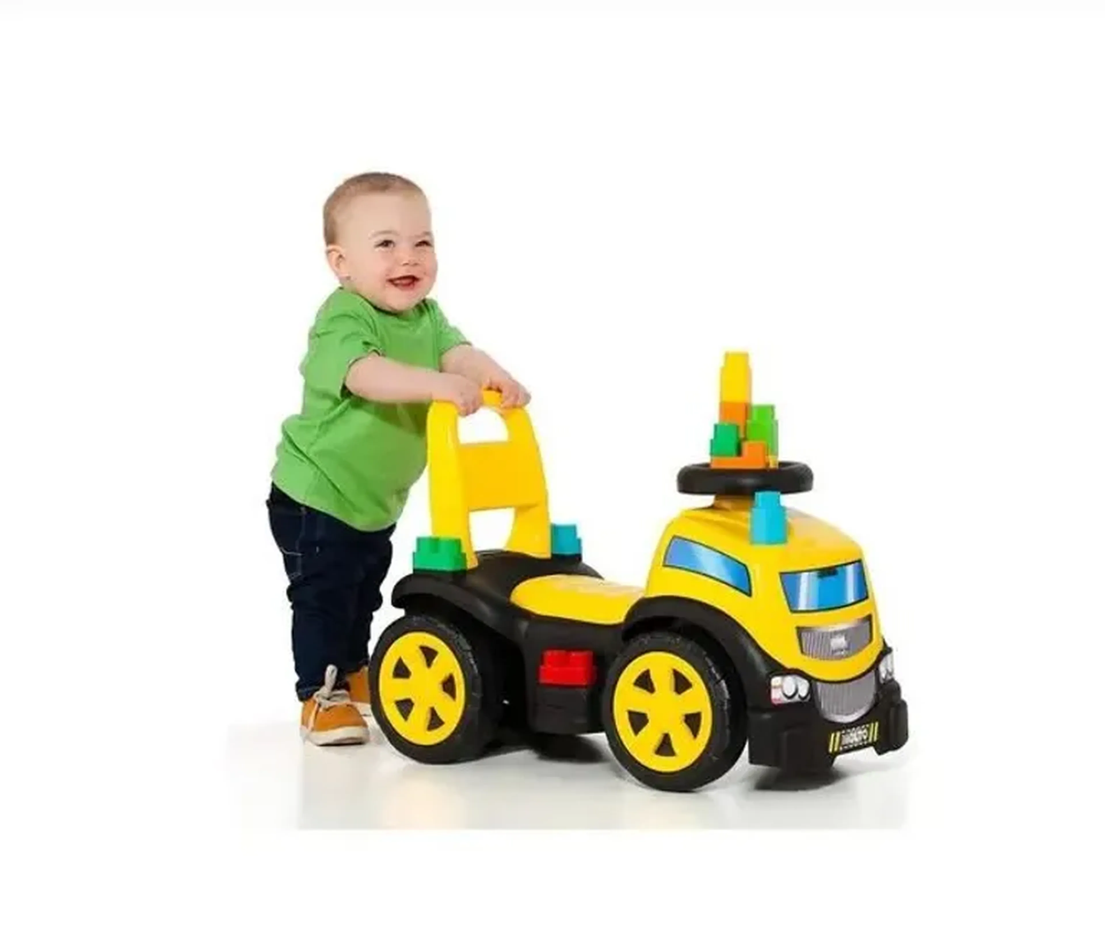 Andador Baby Land Blocks Truck In Ride On 8014 Cardoso Toys imagem