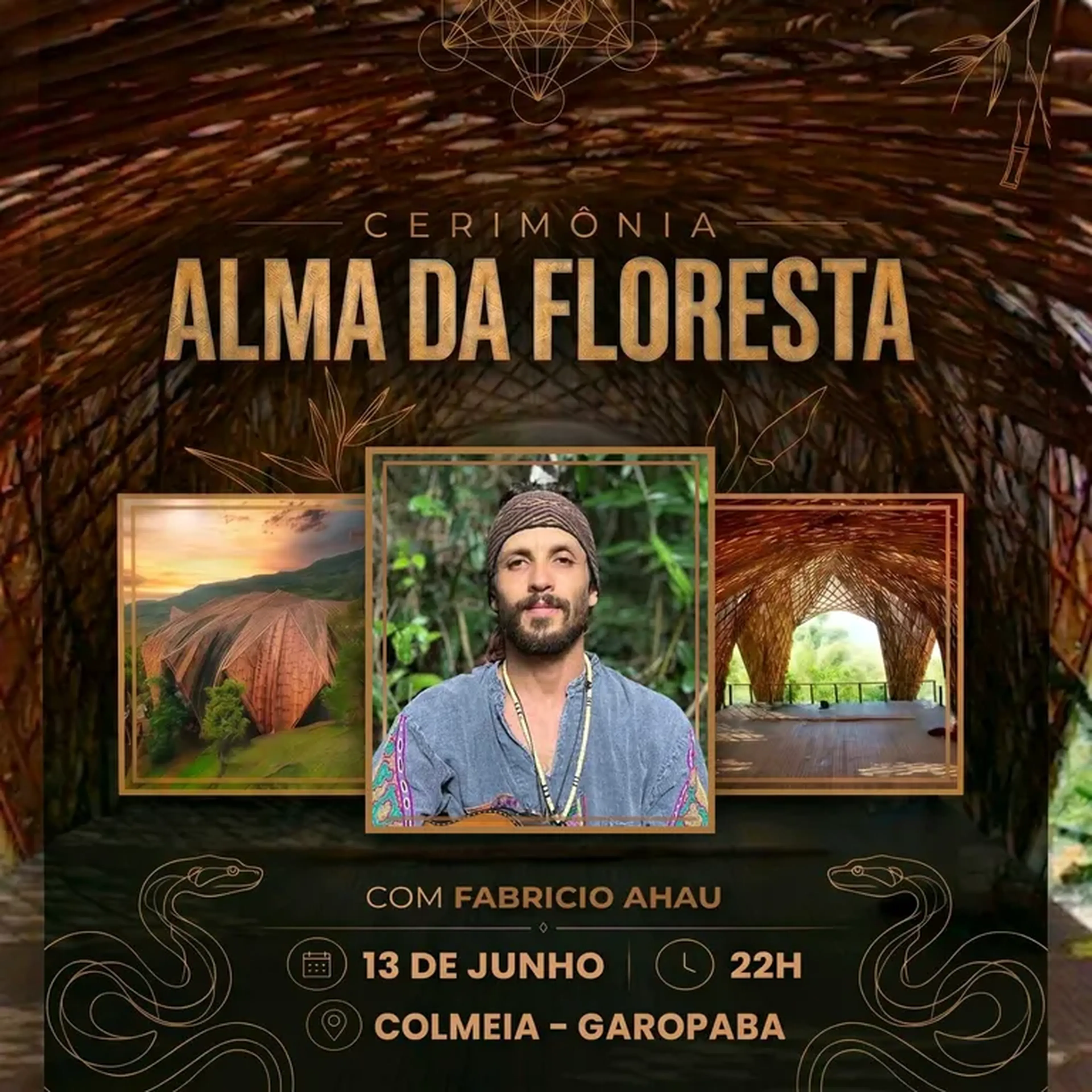 Cerimônia Alma da floresta com Fabrício Ahau - 13 junho imagem