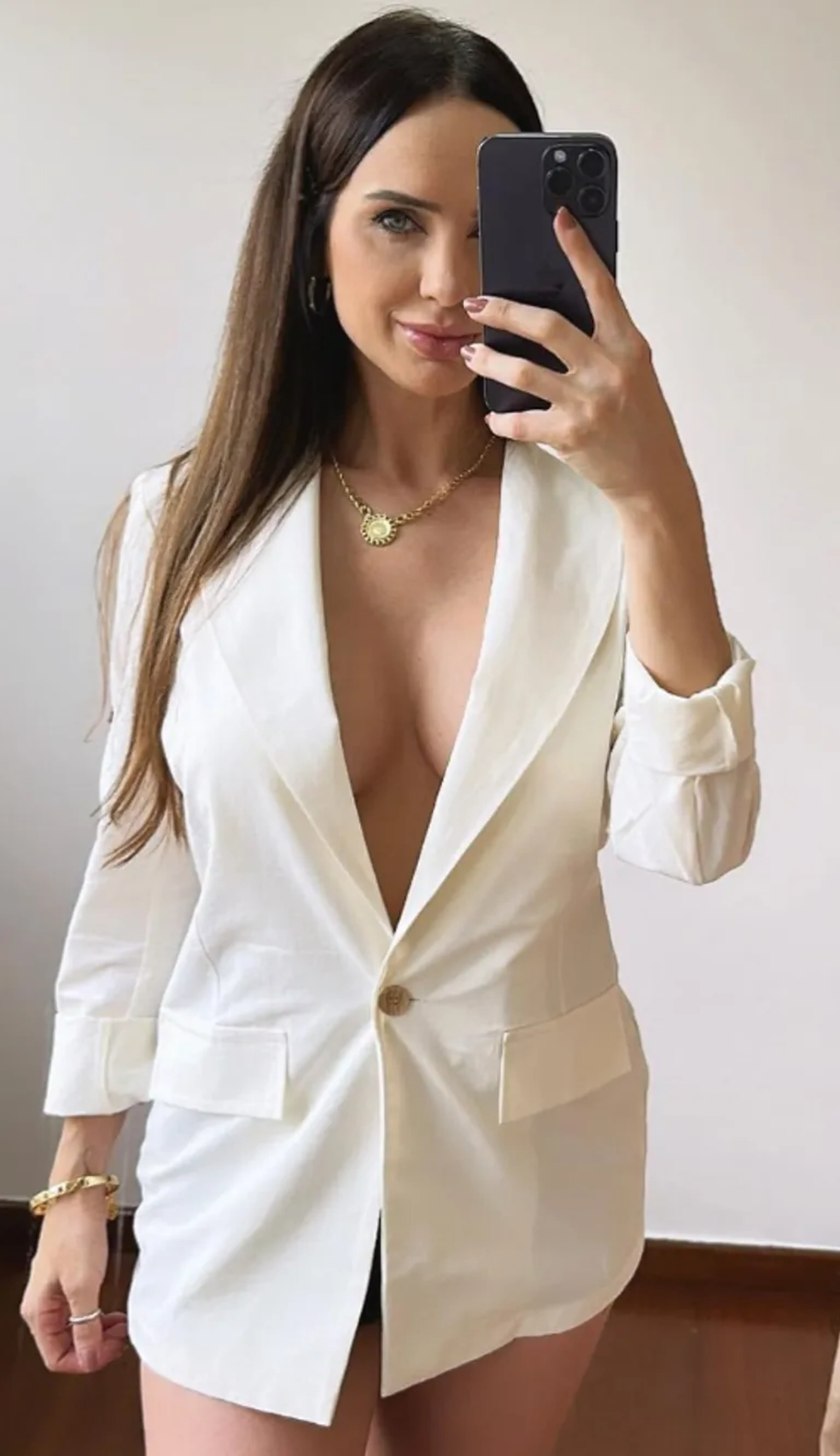 Blazer alfaiataria off imagem
