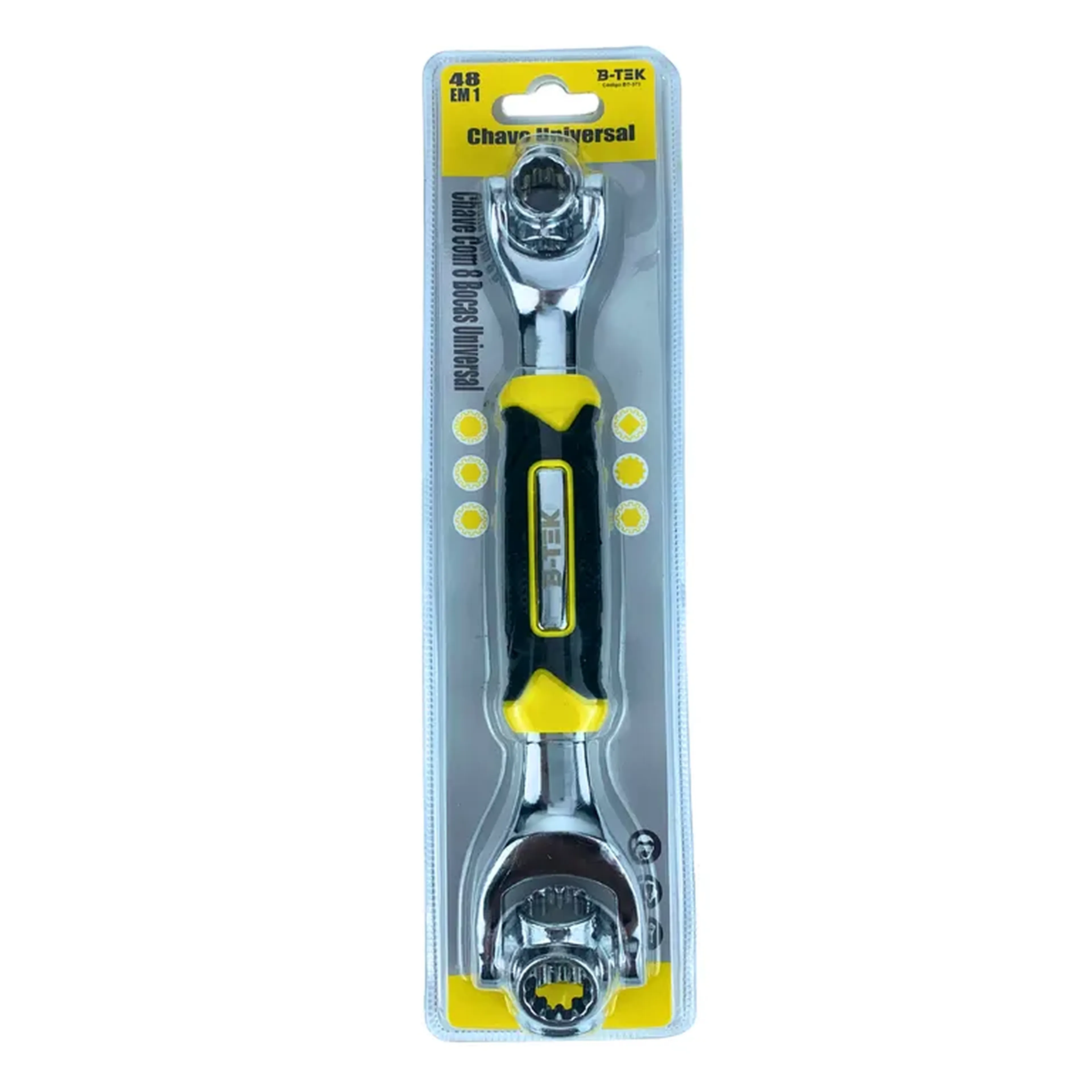Chave Universal 48 em 1 B-TEK com 8 Bocas Giratorias BT-373 imagem