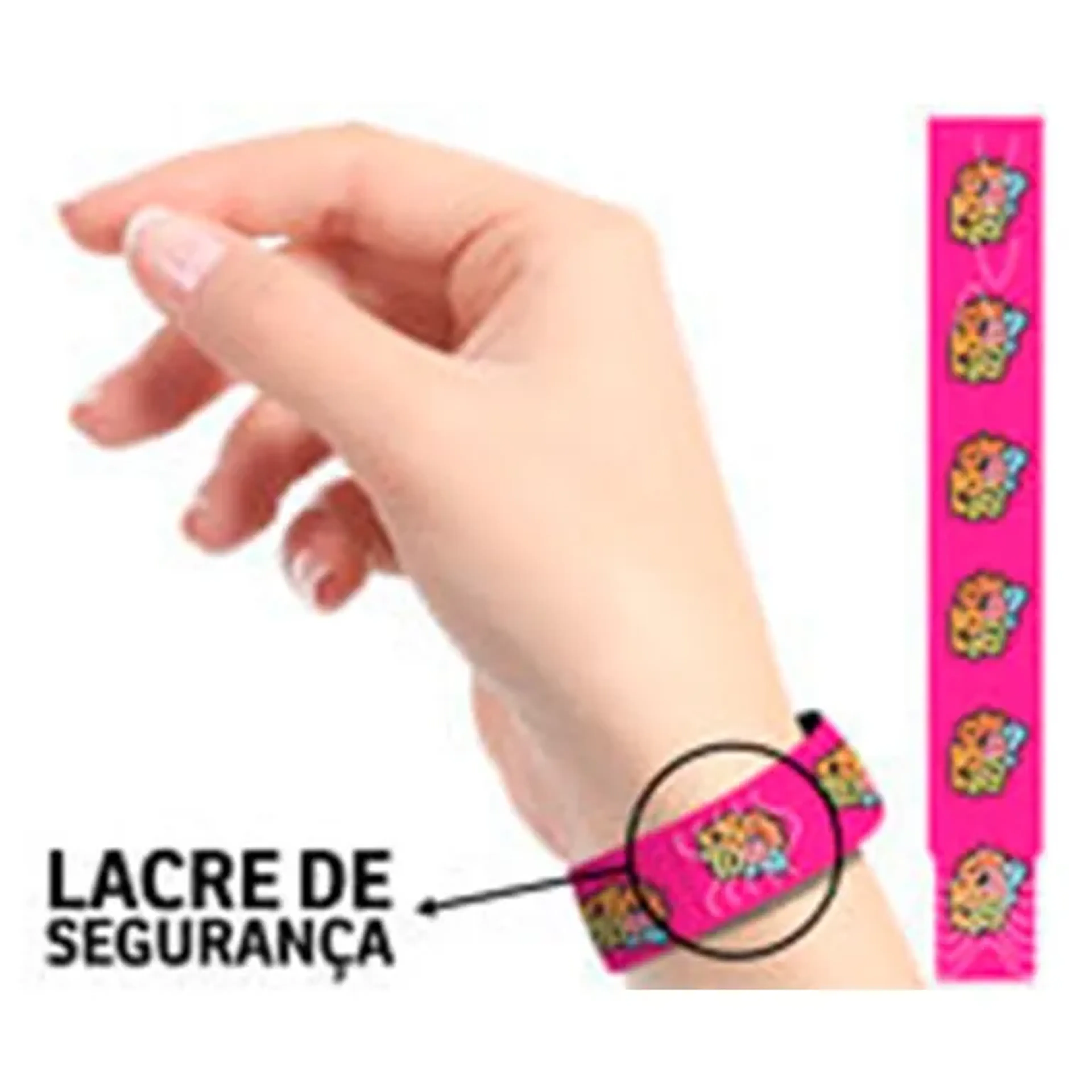 Pulseiras Personalizadas • Material Sintético • 4x0 cores imagem