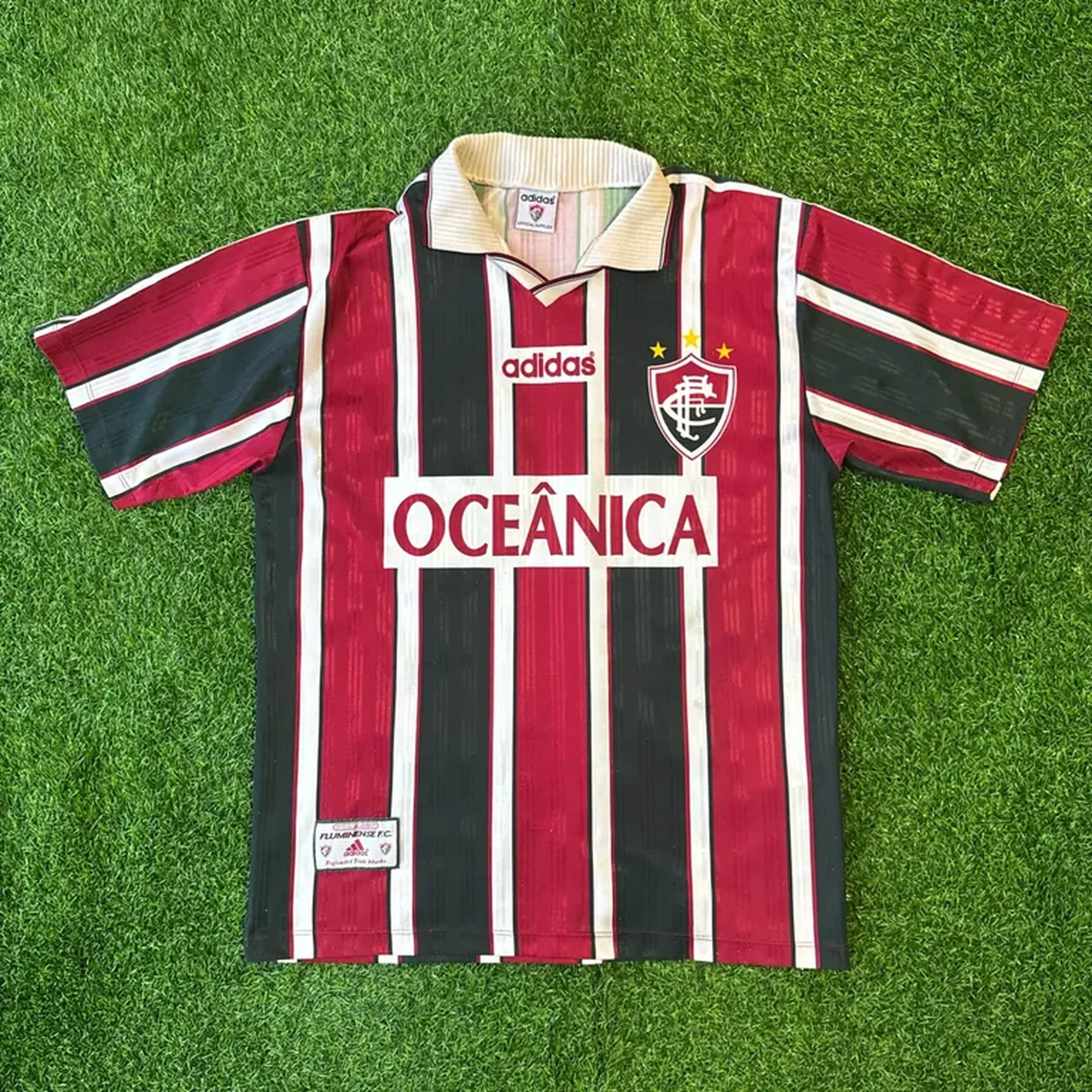 Camisa Fluminense Adidas 1997 G imagem