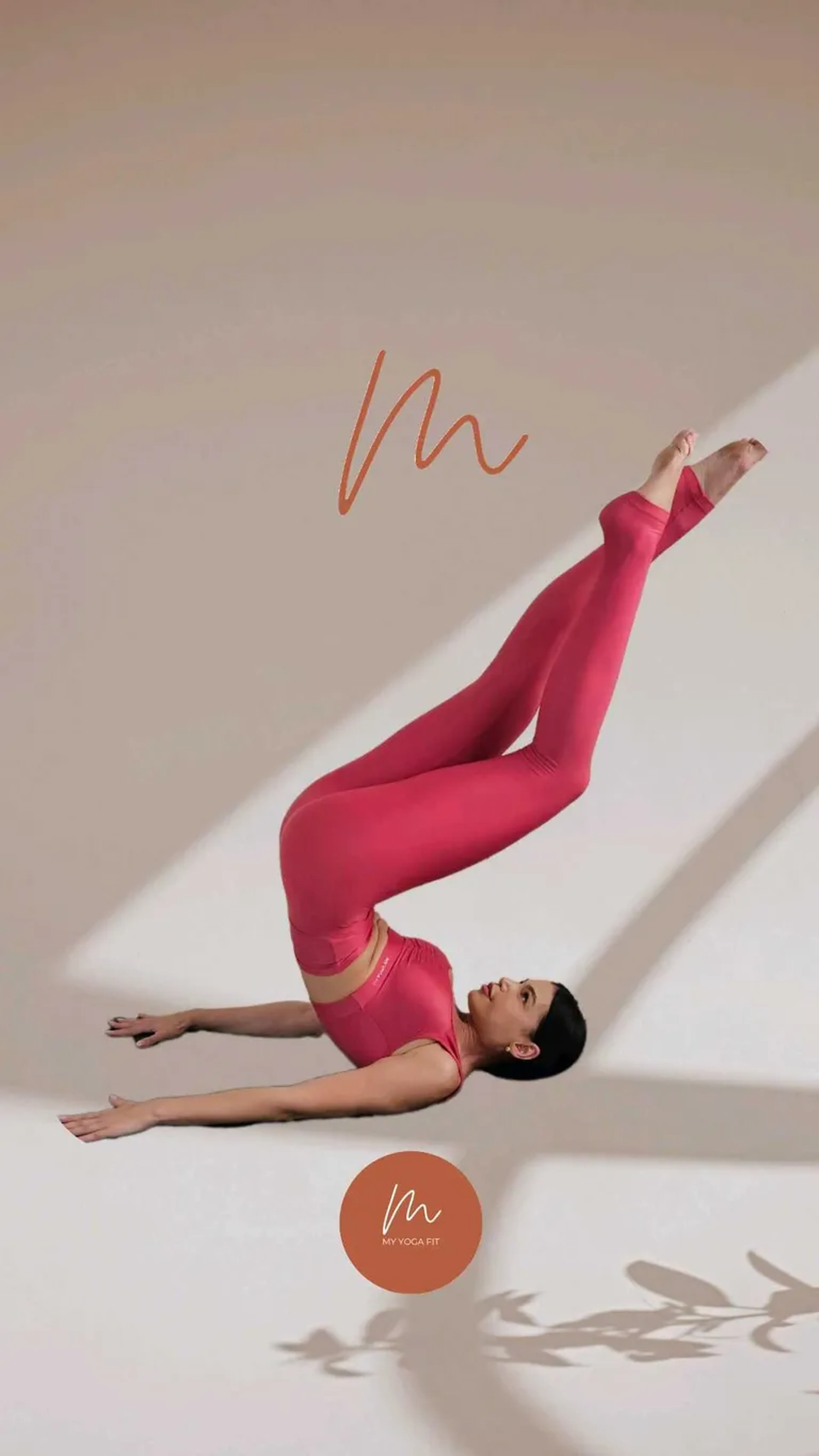 Legging franzido Isidora cor Romã imagem