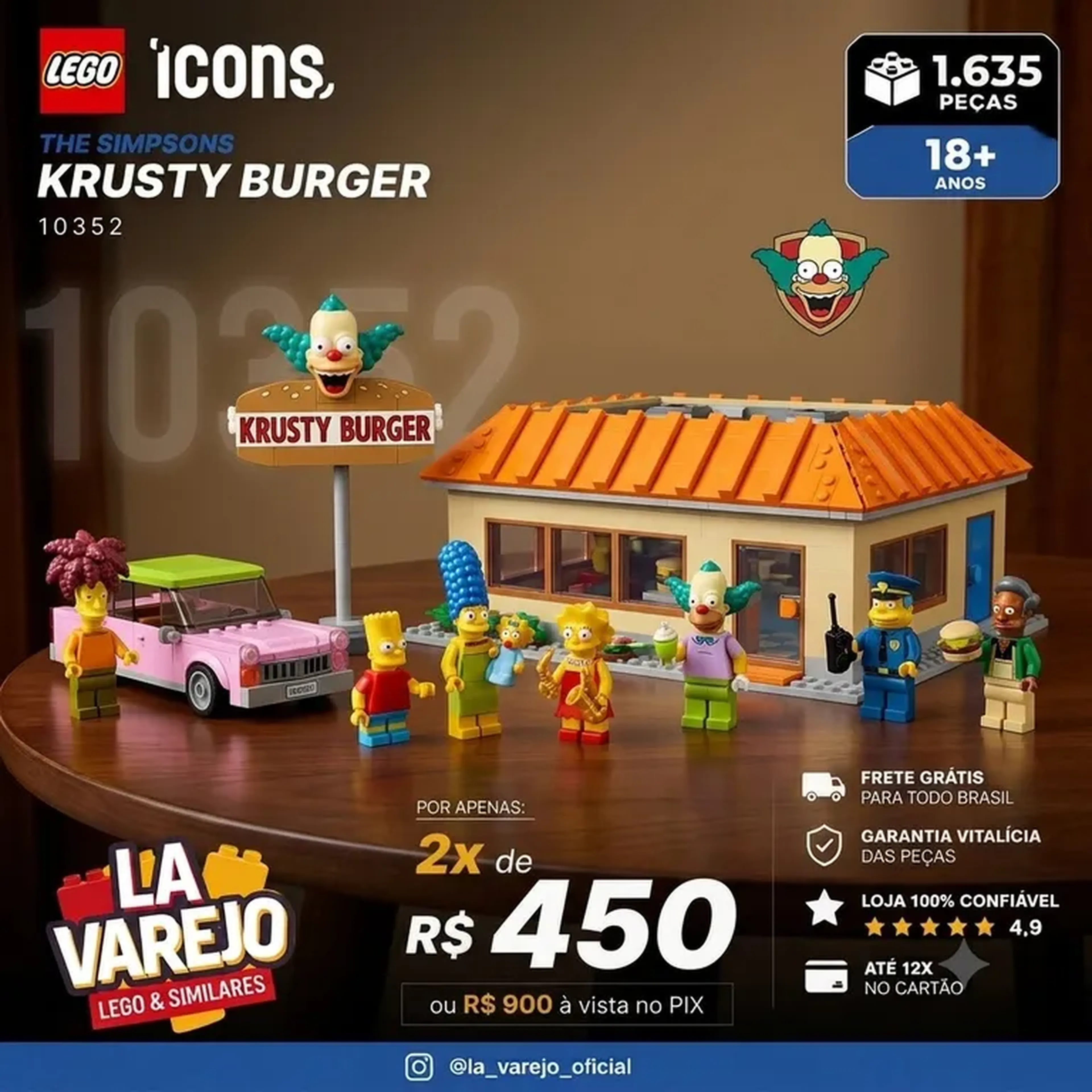 LEGO KRUSTY BURGER imagem