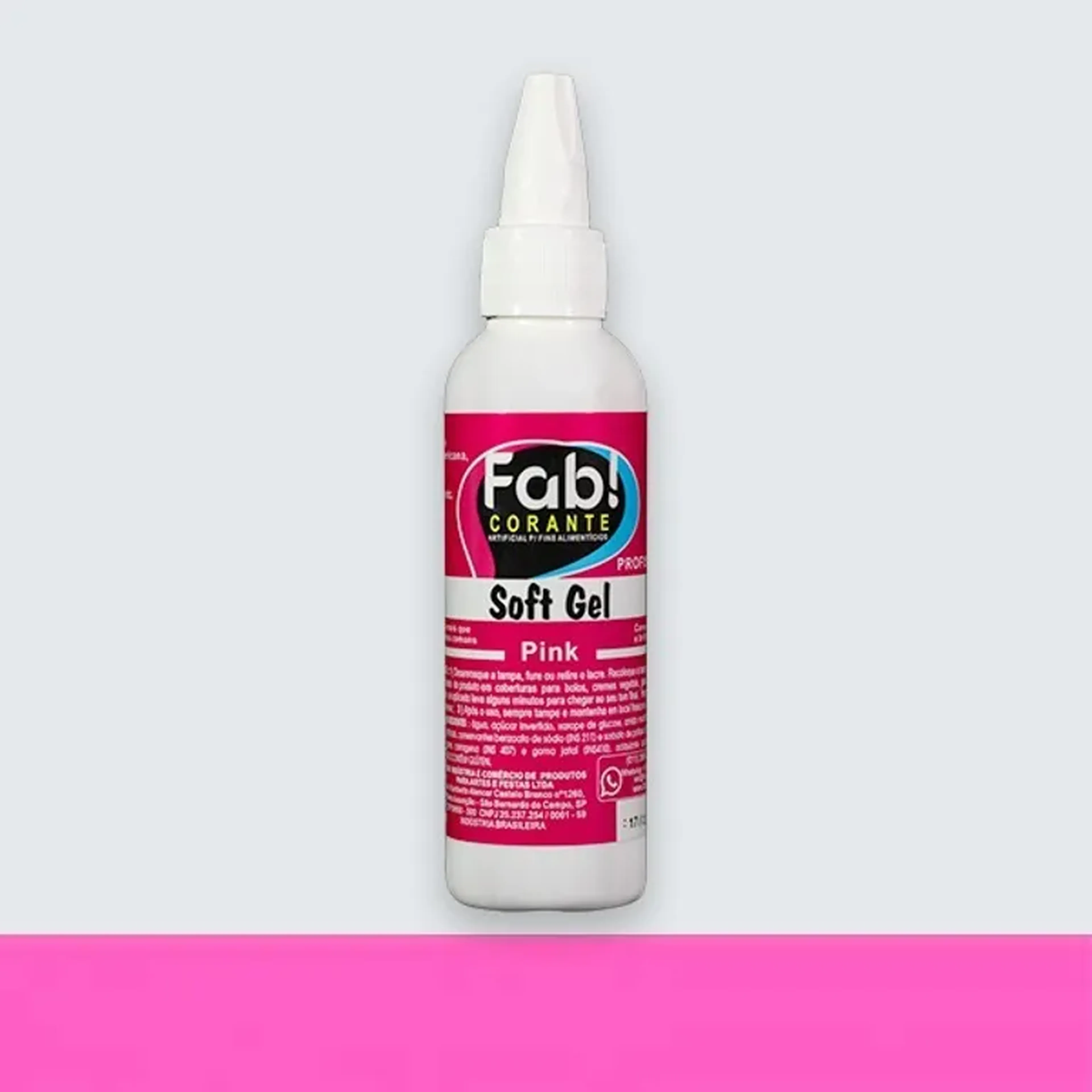 Corante SoftGel pink 25g Fab! imagem