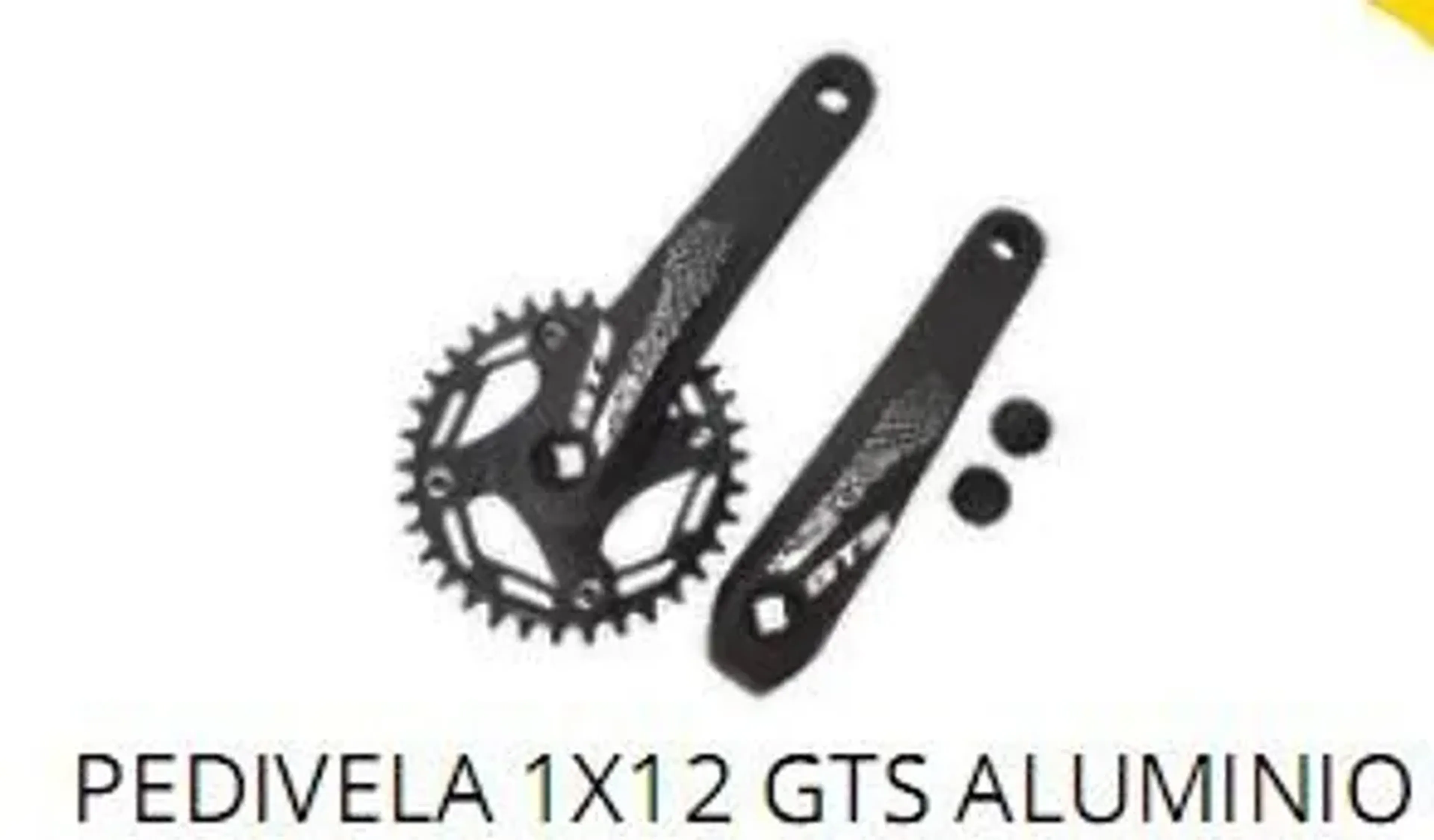 225 AM = PEDEVELA 1 COROA 1 X 12 GTS ALUMINIO imagem