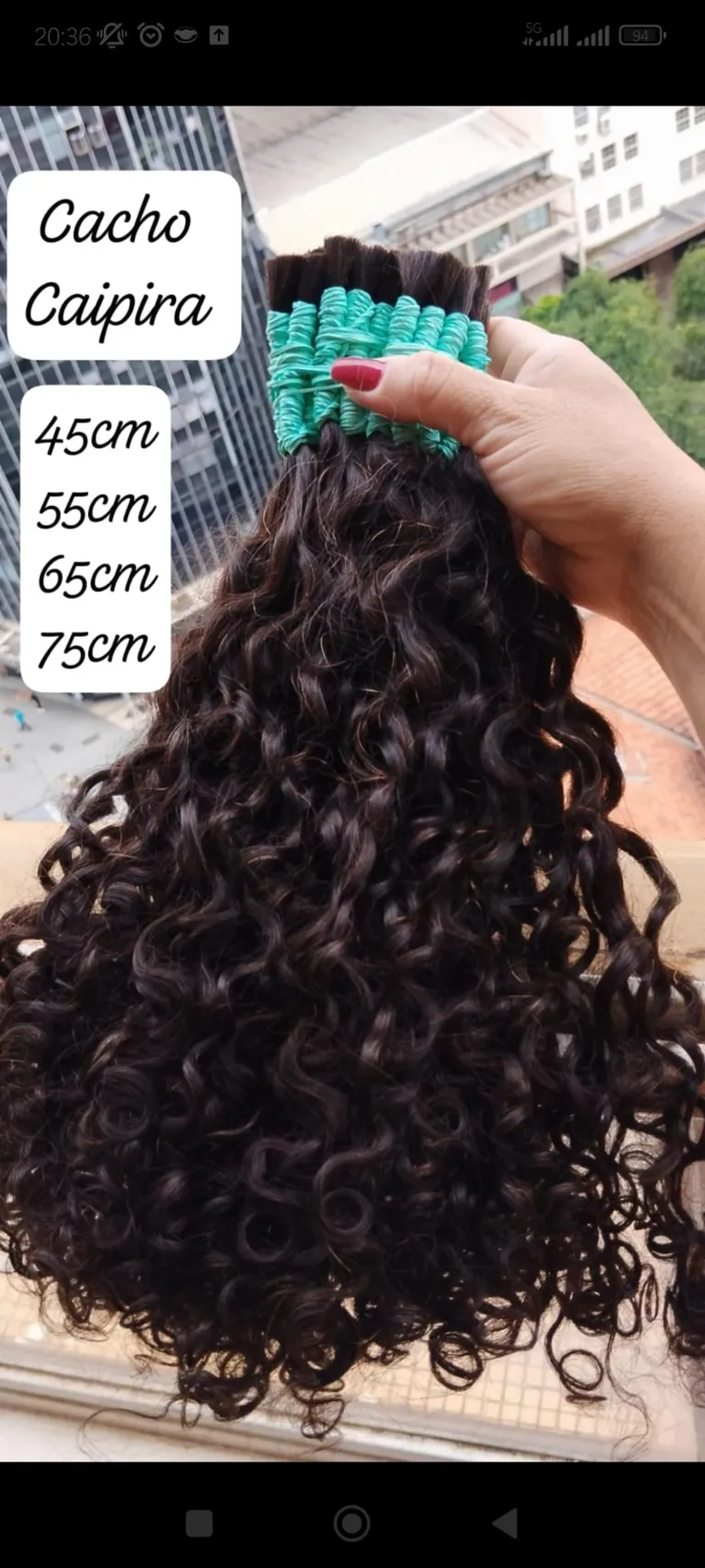Cacho Caipira 55cm imagem