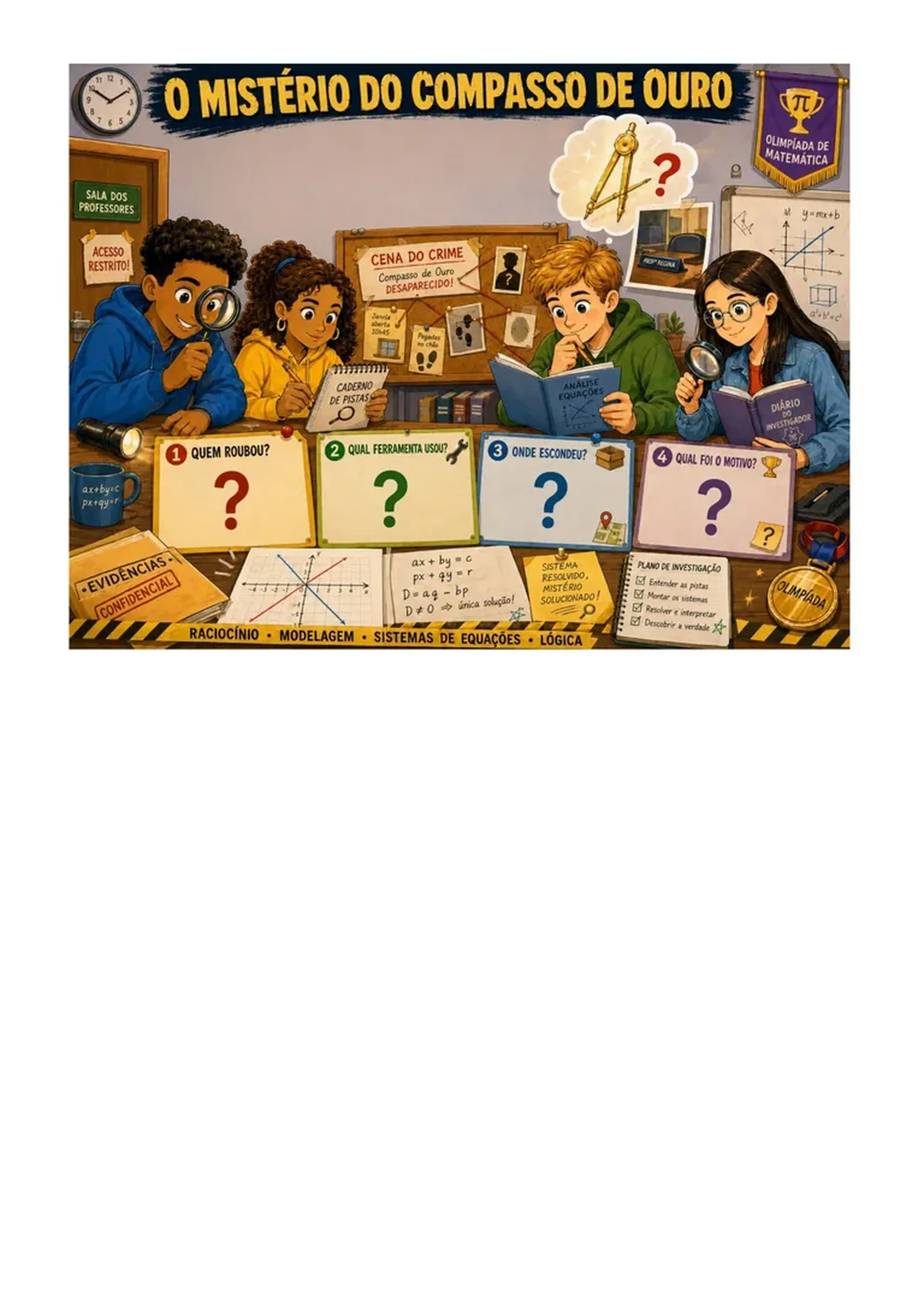 Missão Matemática: O místério do compasso de ouro imagem
