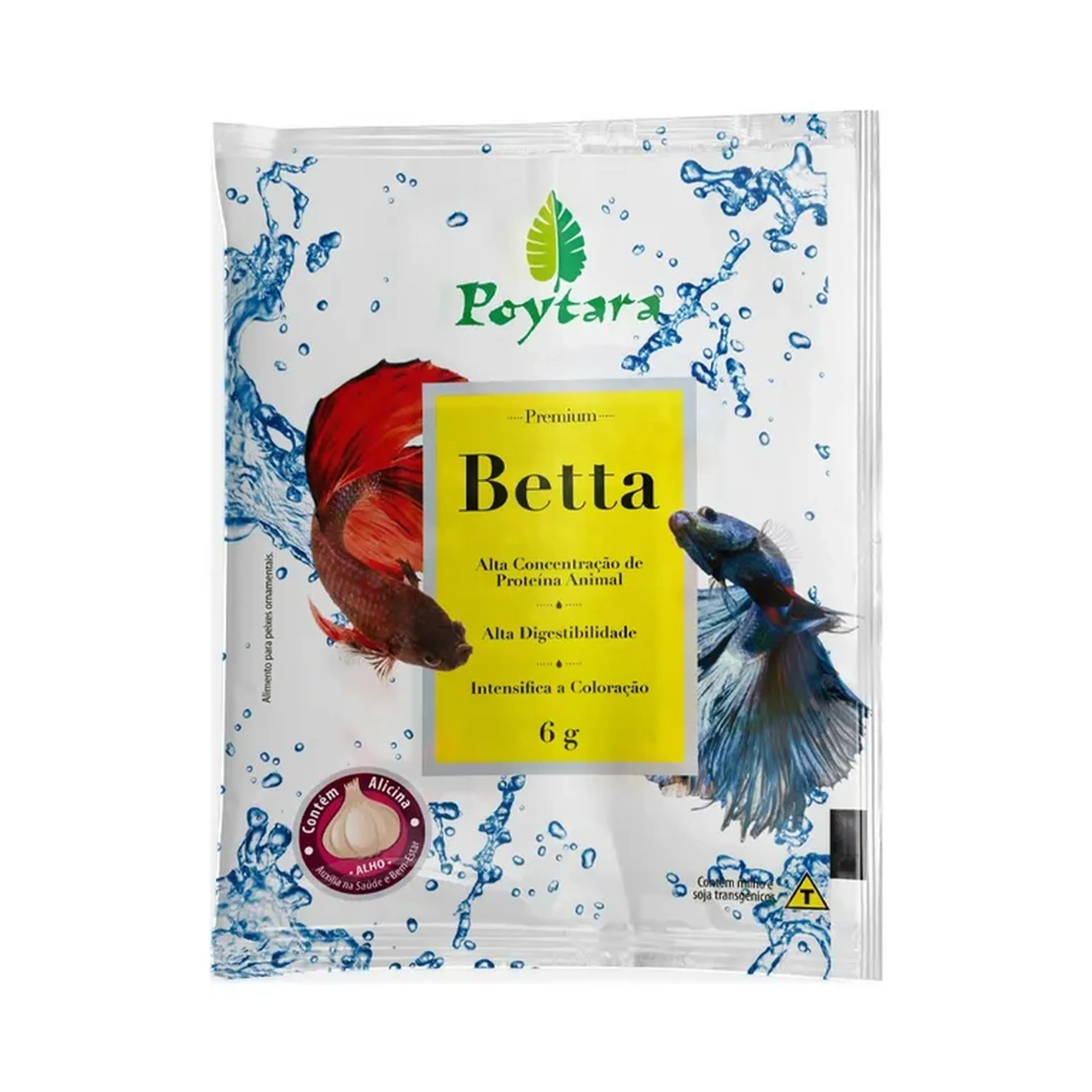 Alimento Poytara para Peixe Betta 6g imagem