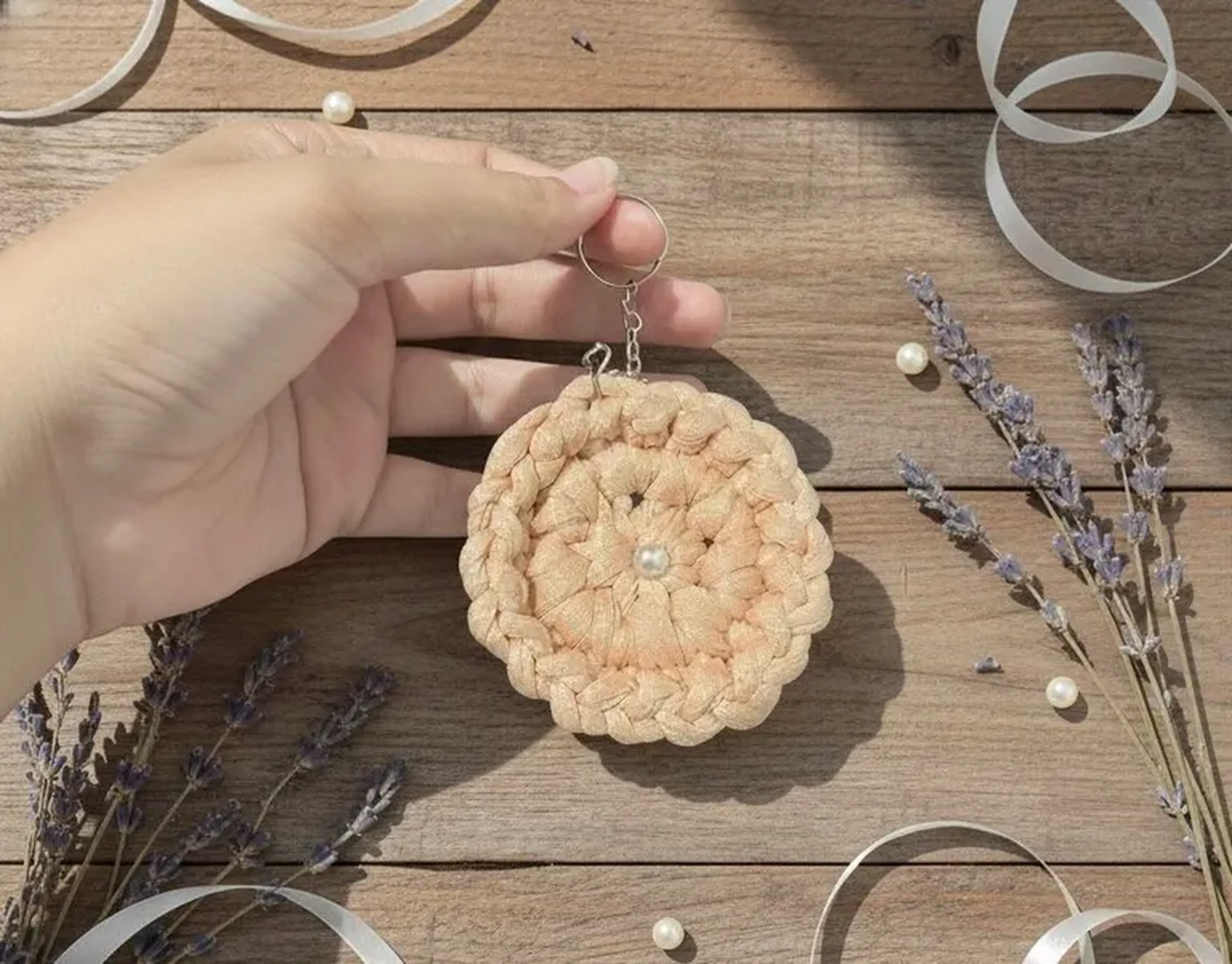 Chaveiro Mandala Maré Serena imagem