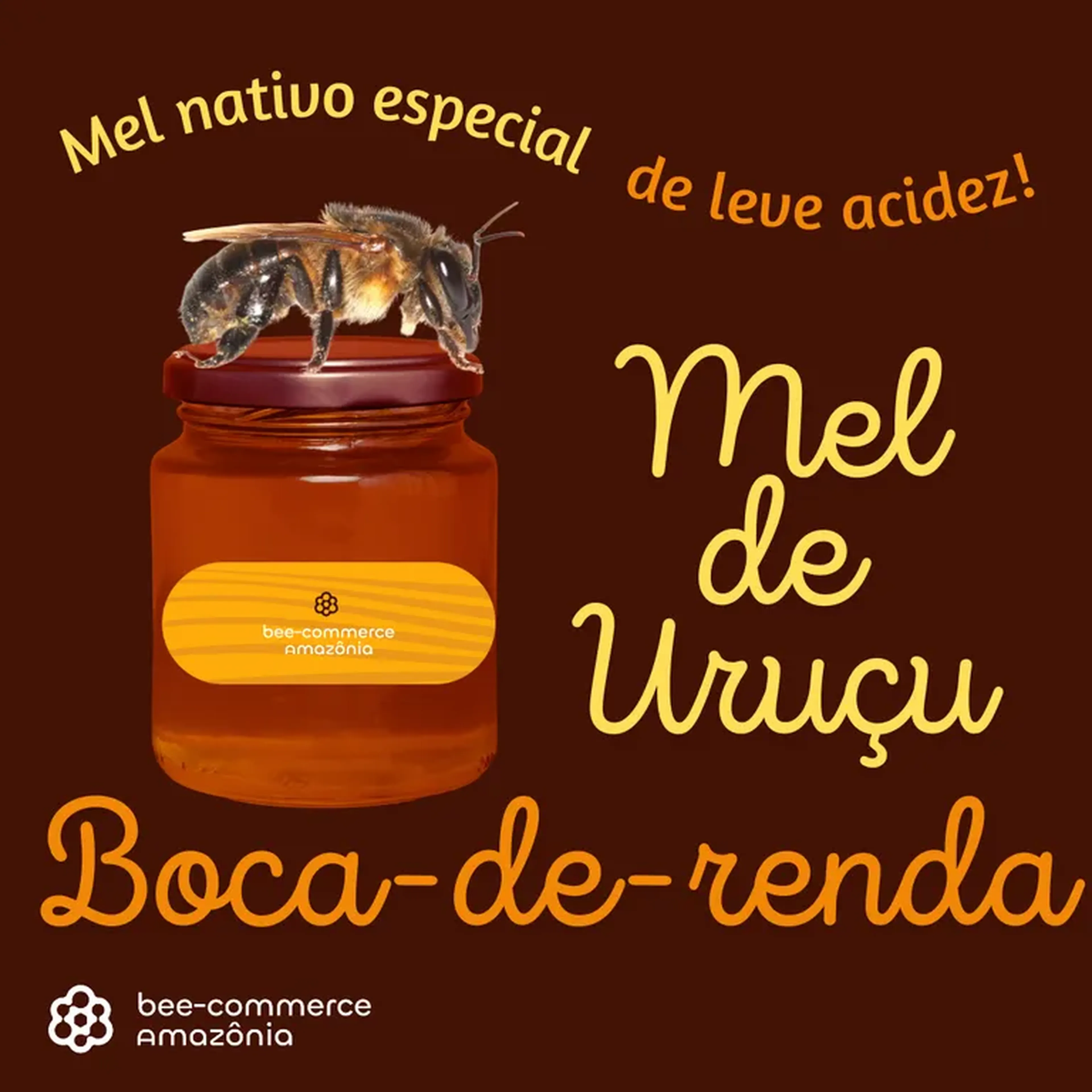 Mel de Uruçu-boca-de-renda - 150 ml imagem