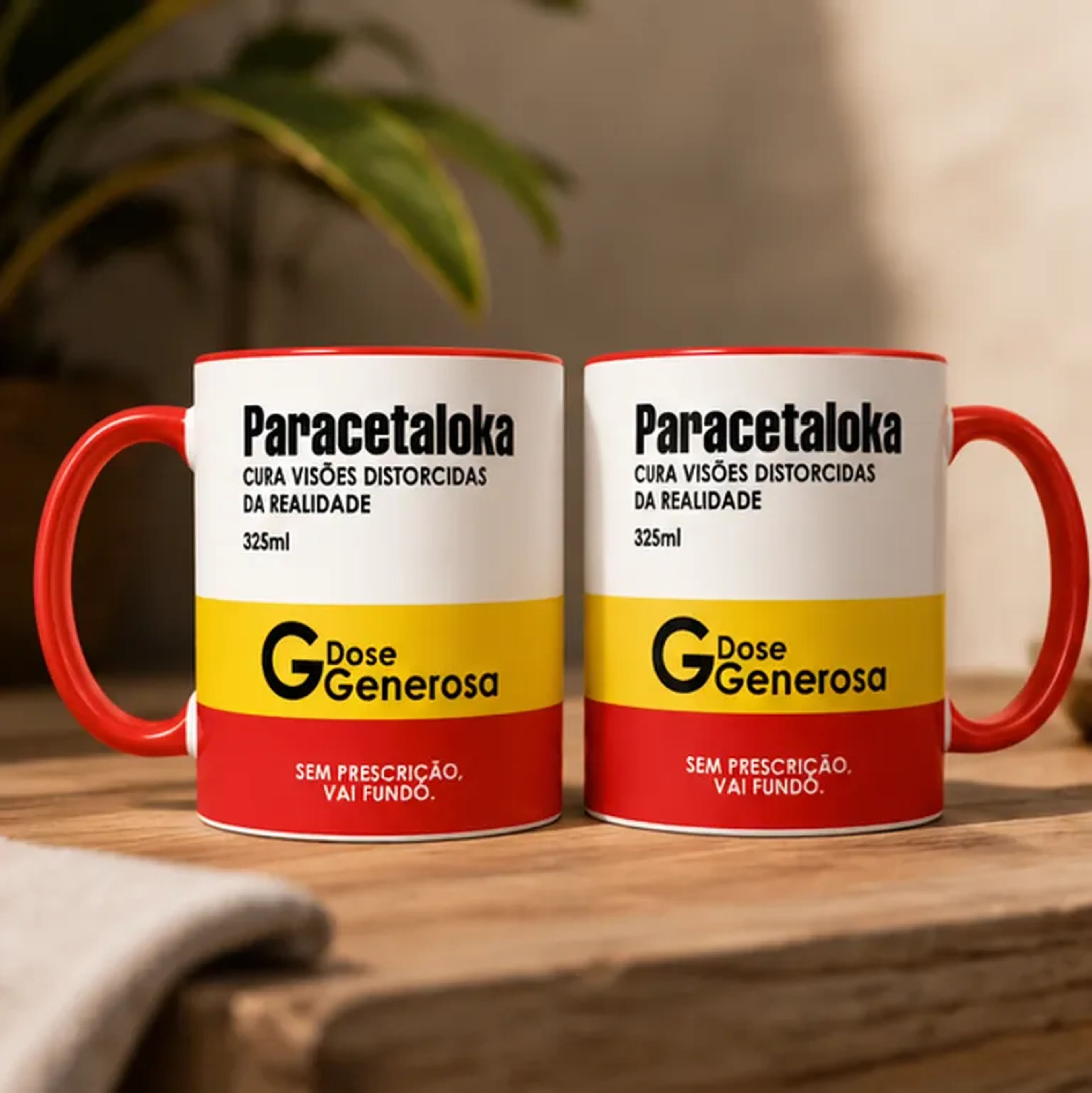 Caneca Paracetaloka – Dose Generosa - Porcelana 325ml imagem