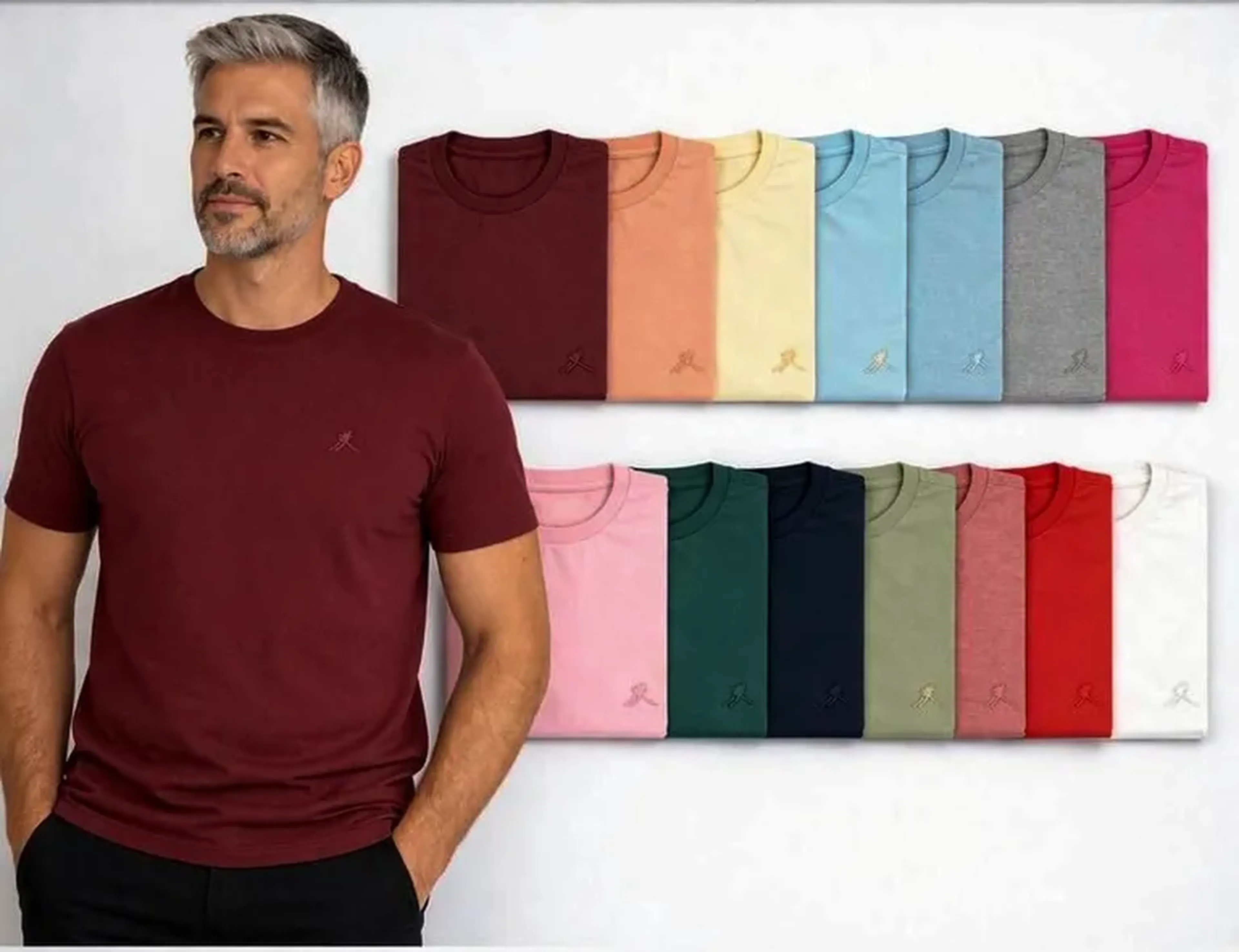 Camisa Básica - Cores Diversas - Tam. XG imagem