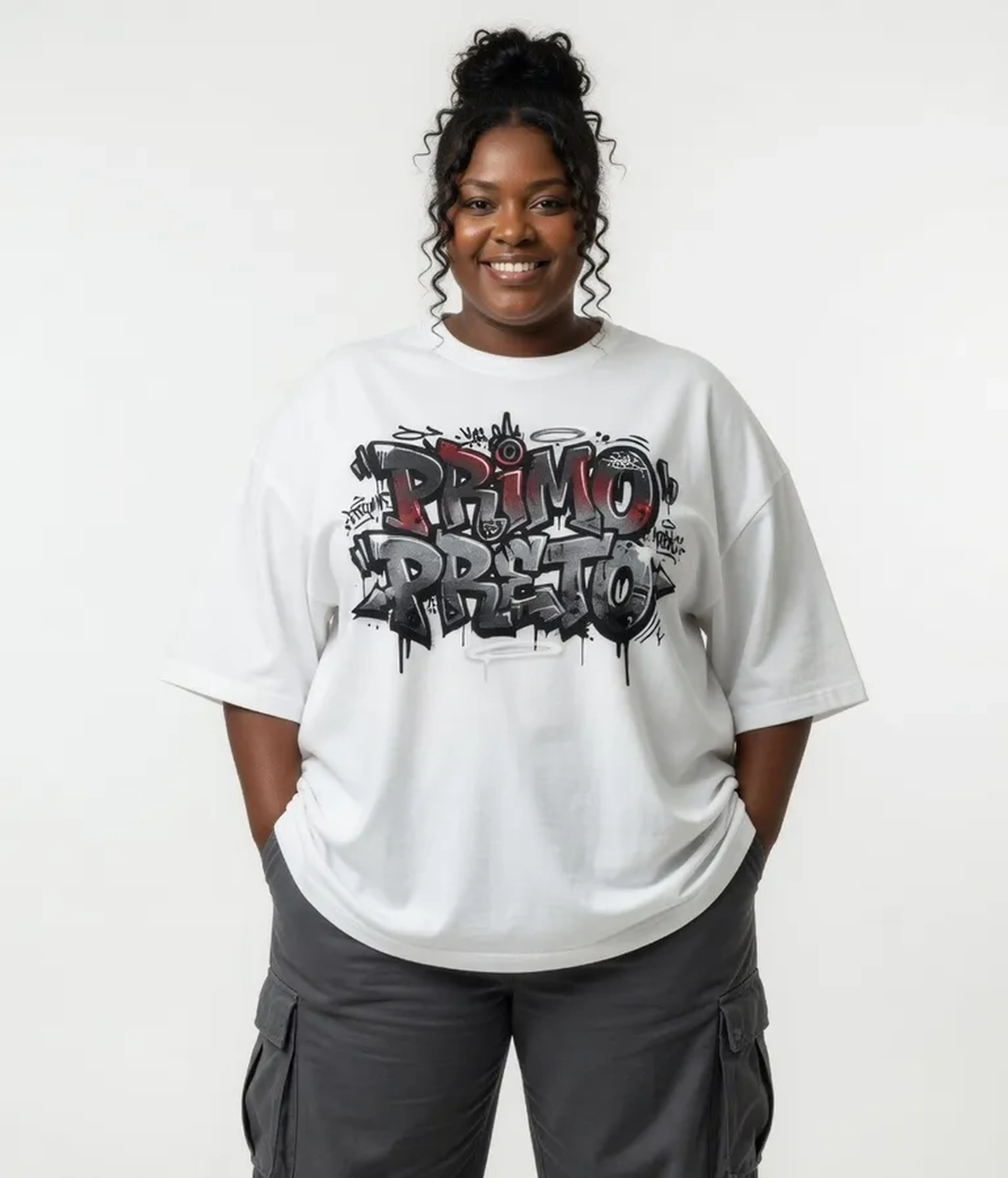 Blusa oversazid imagem