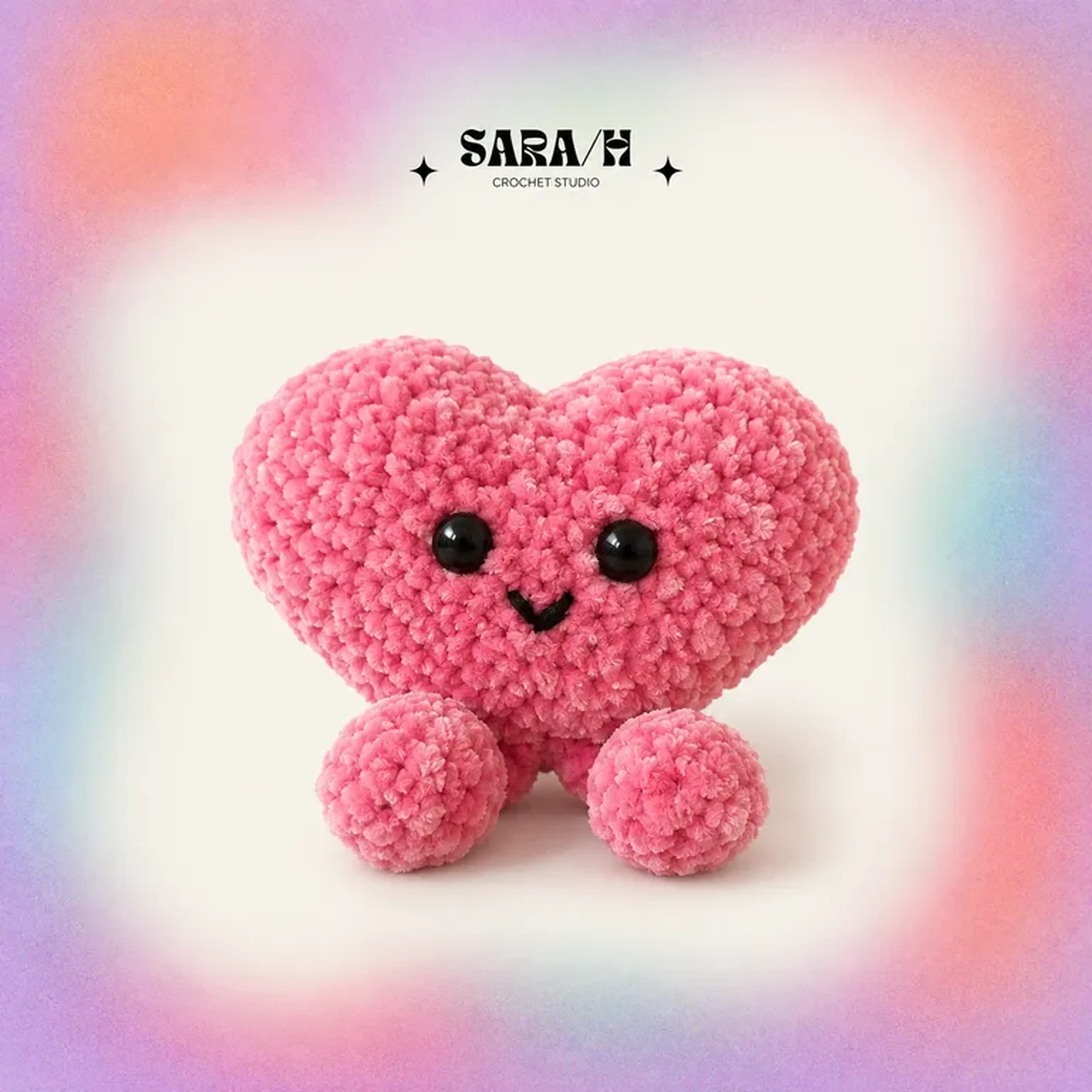 Plushie Coração - Rosa imagem