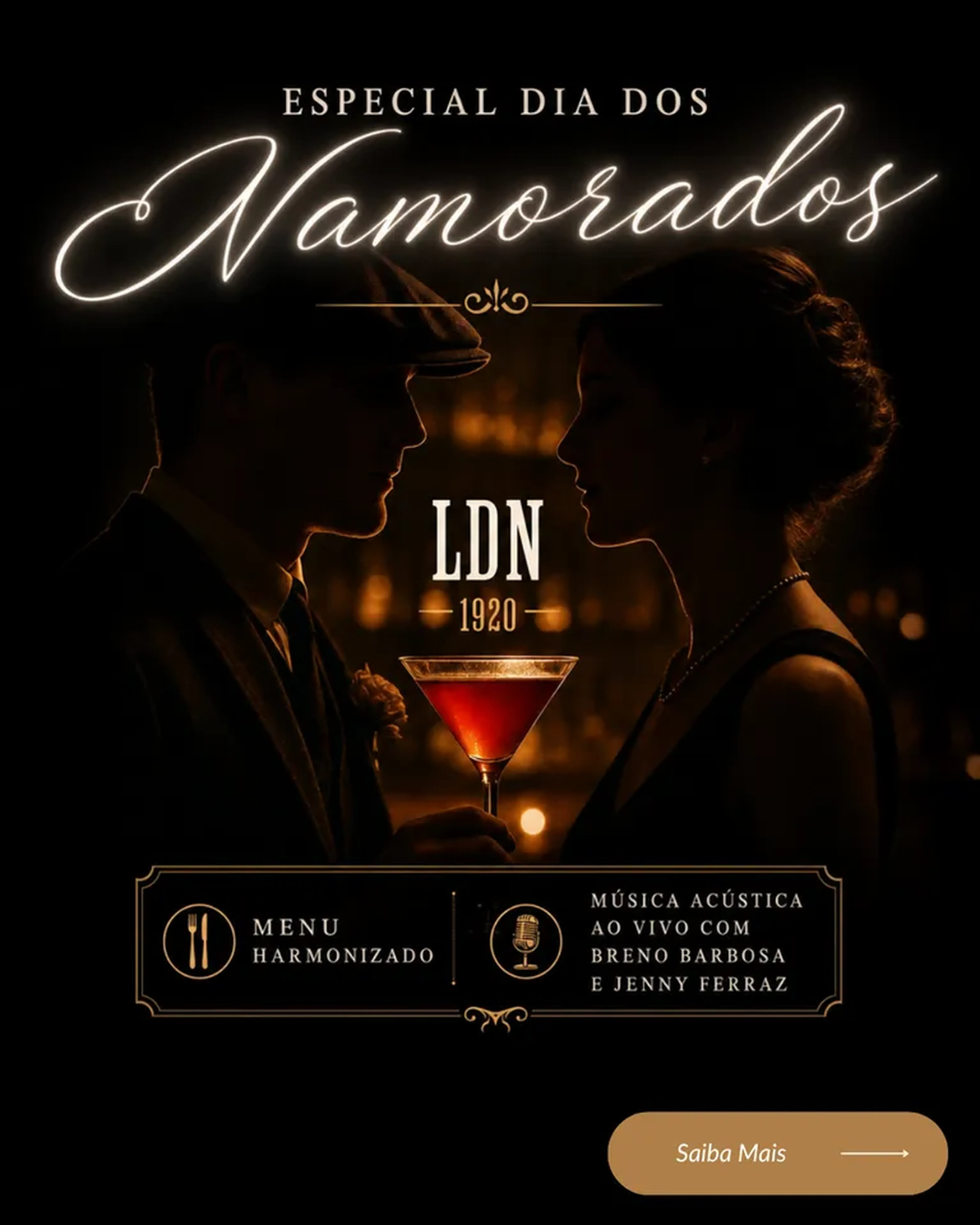 Jantar Harmonizado - Especial dia dos Namorados imagem