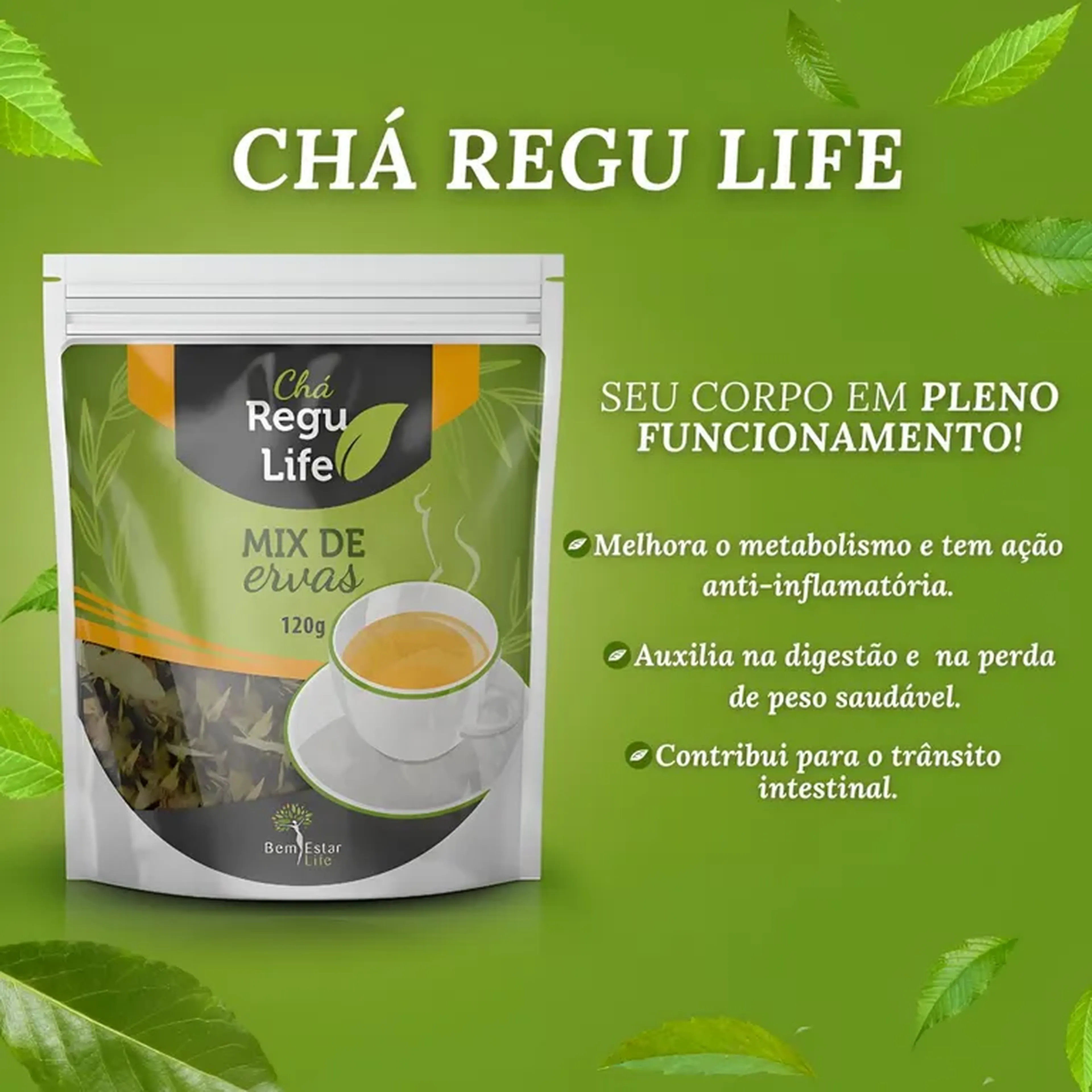 Chá Regu Life pct imagem