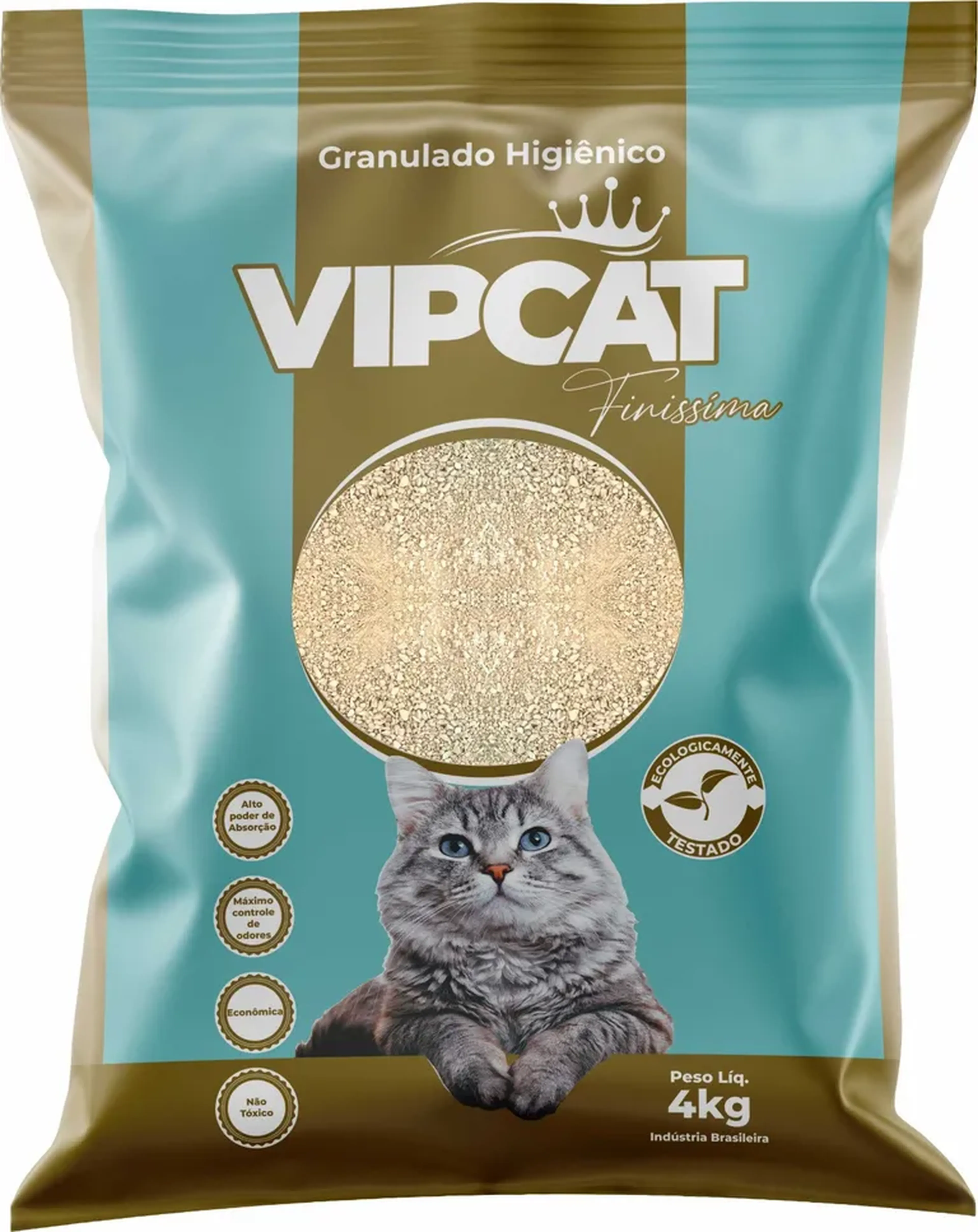 AREIA HIGIENICA VIP CAT 5X4KG imagem