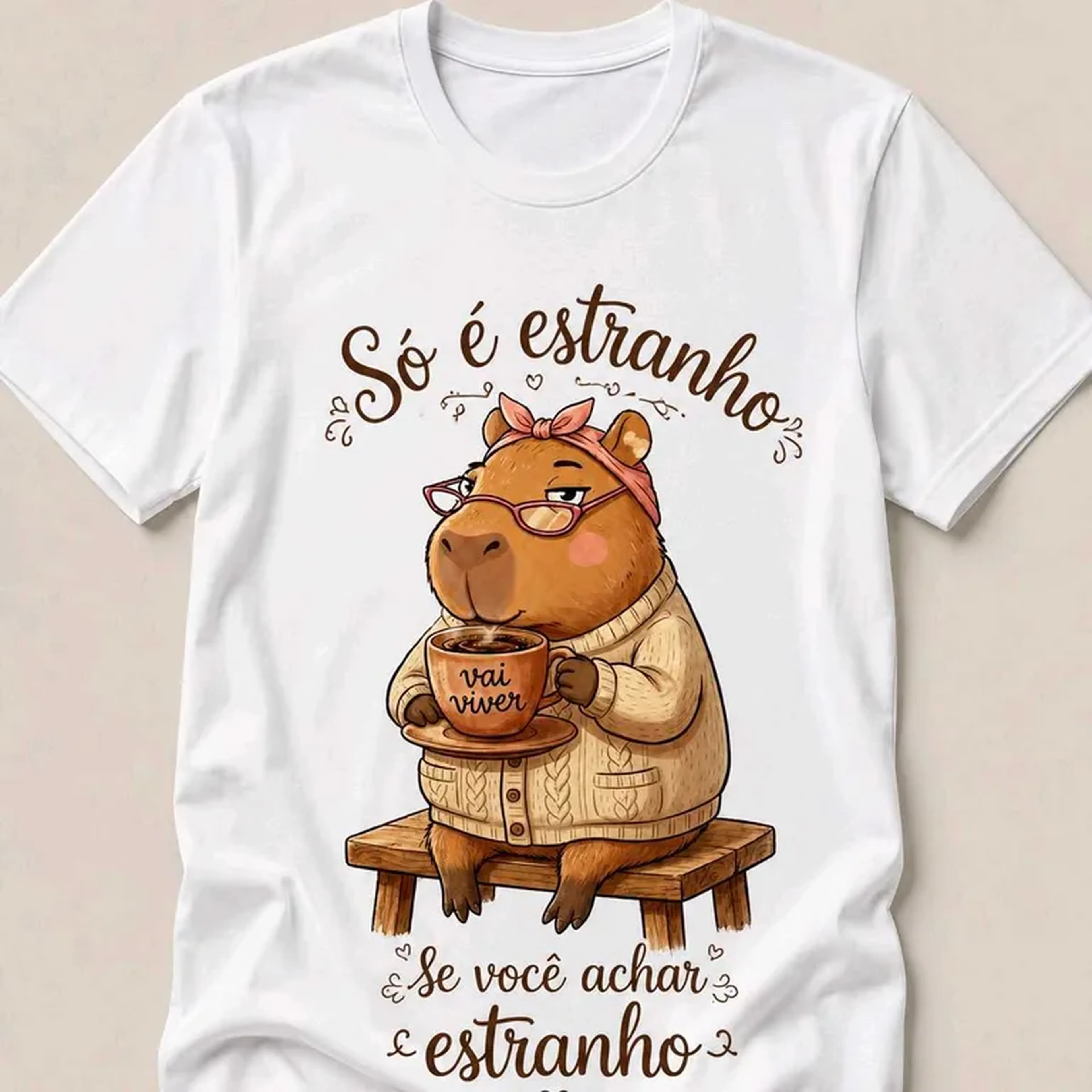 Camiseta Capivara imagem