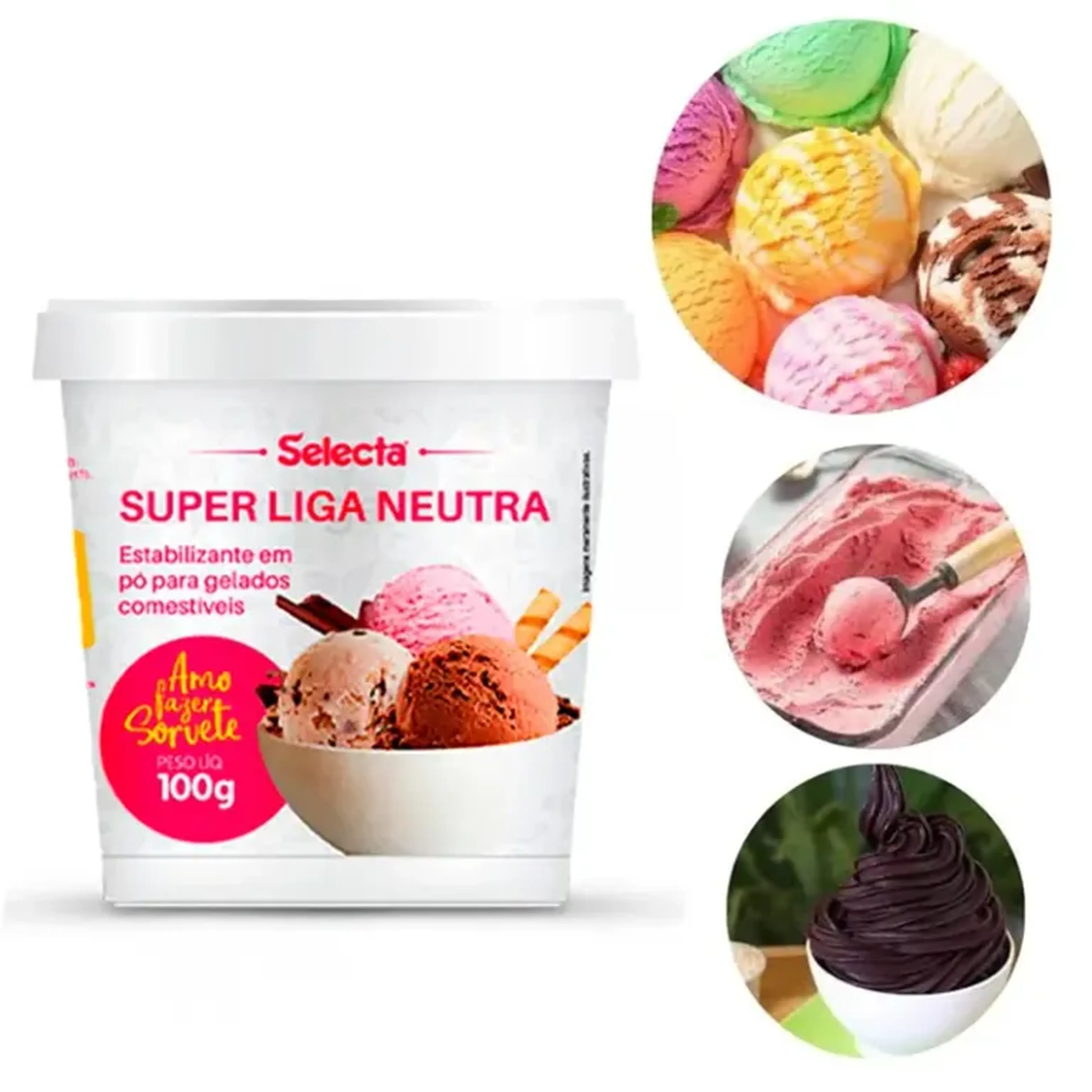 Estabilizante Selecta Liga Neutra Pote 100g imagem