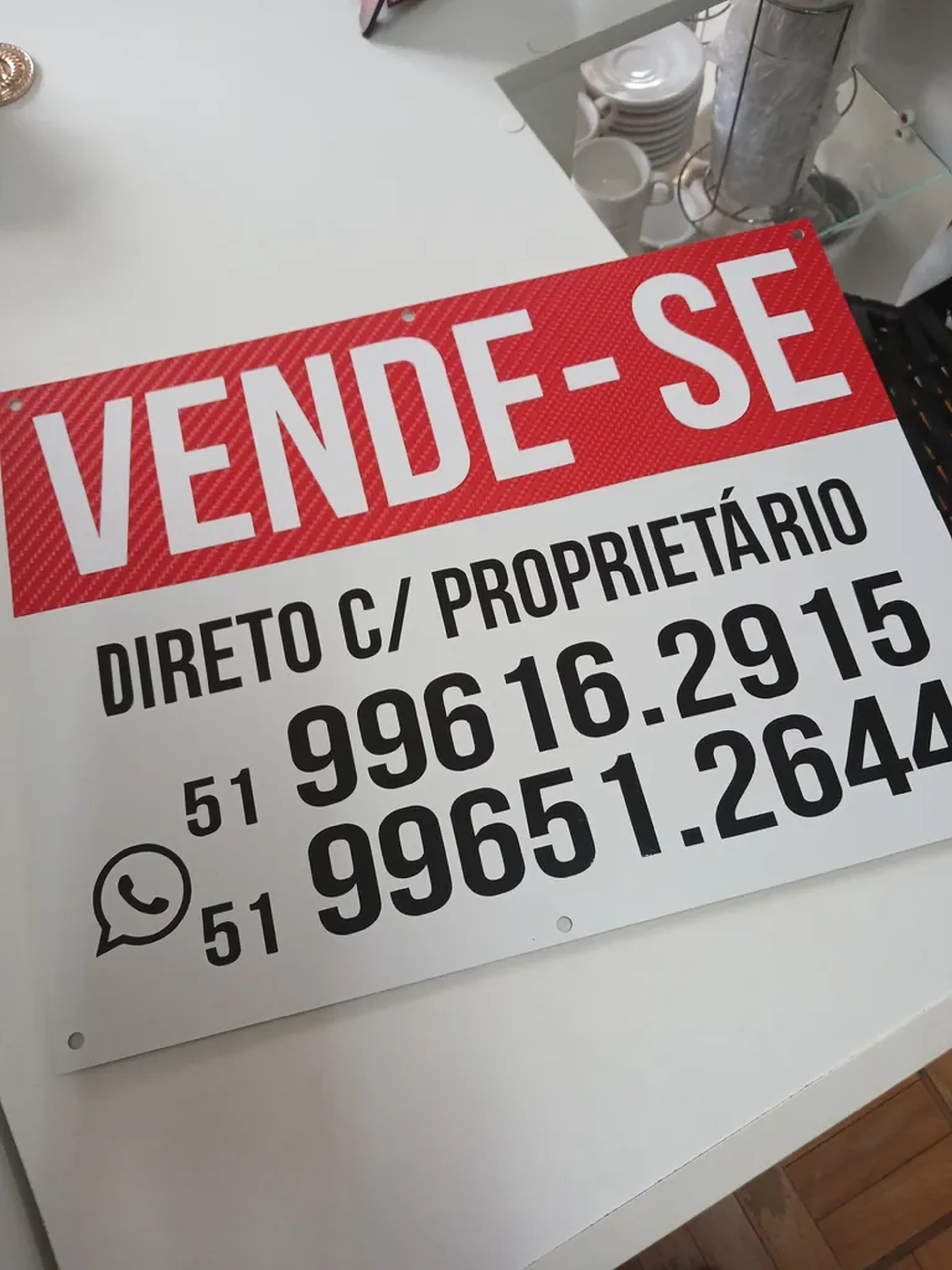 PLACA VENDE-SE 40x30cm imagem