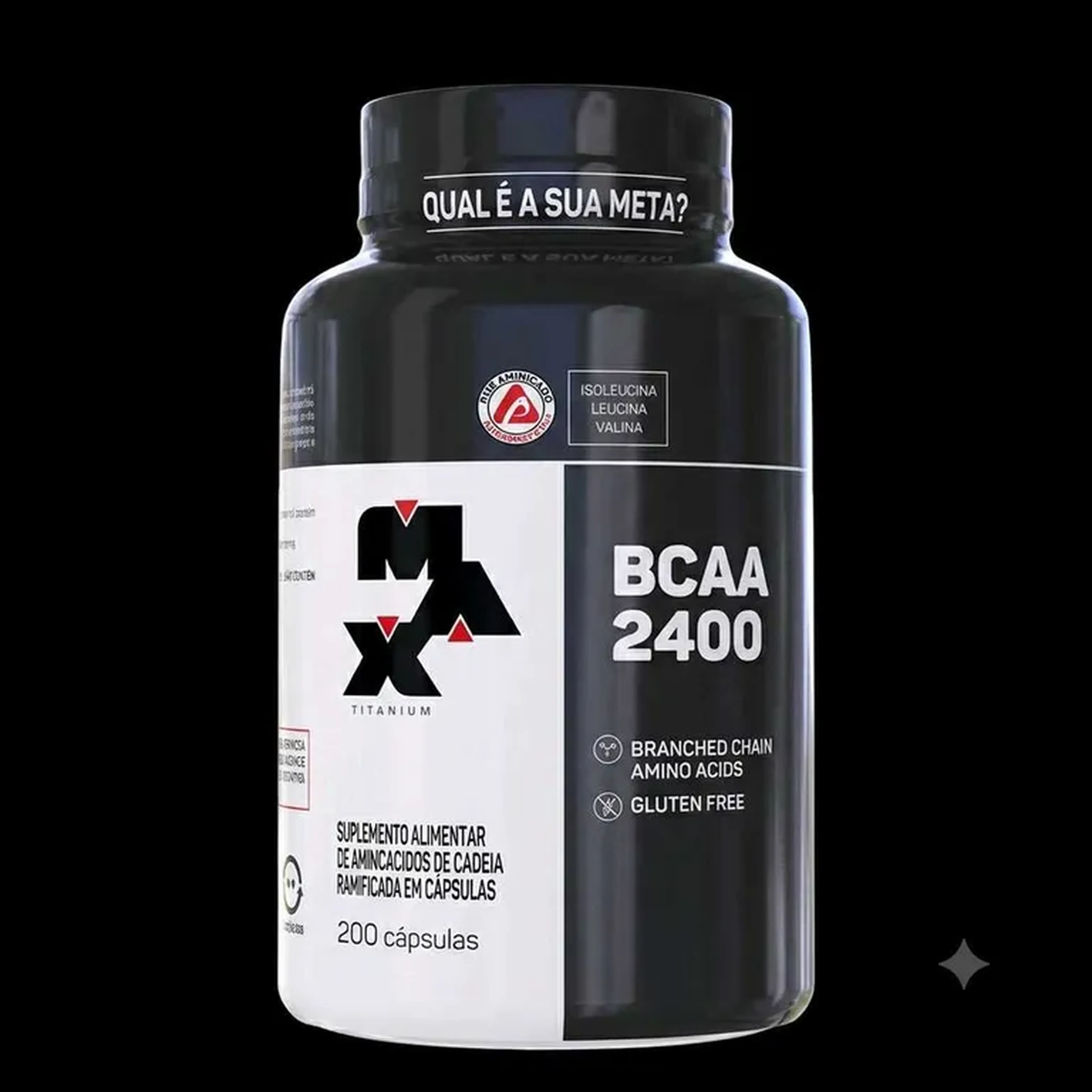 BCAA 2400, Max Titanium - 200 Cápsulas imagem