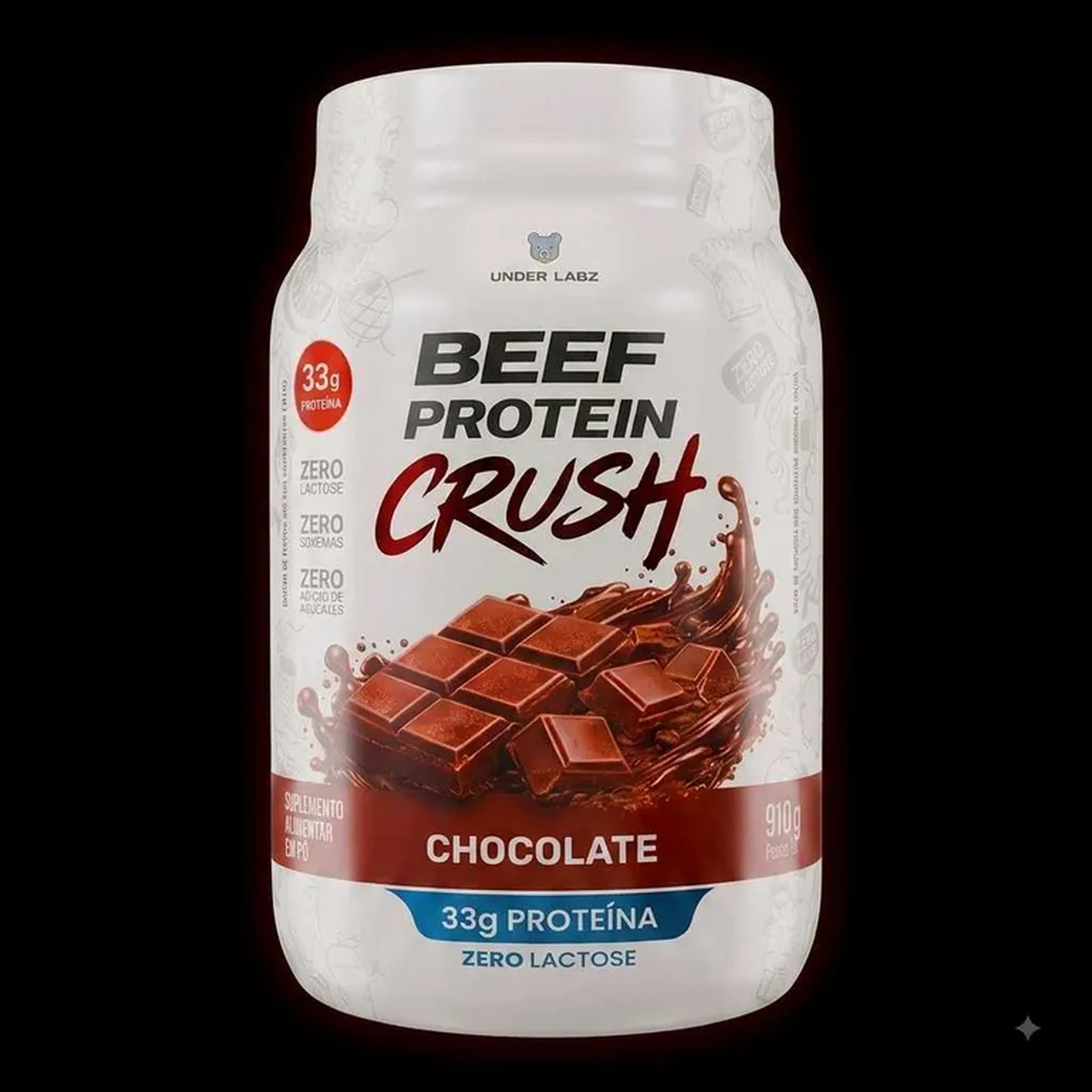 Beef Protein Crush (910g) Under Labz - Chocolate imagem