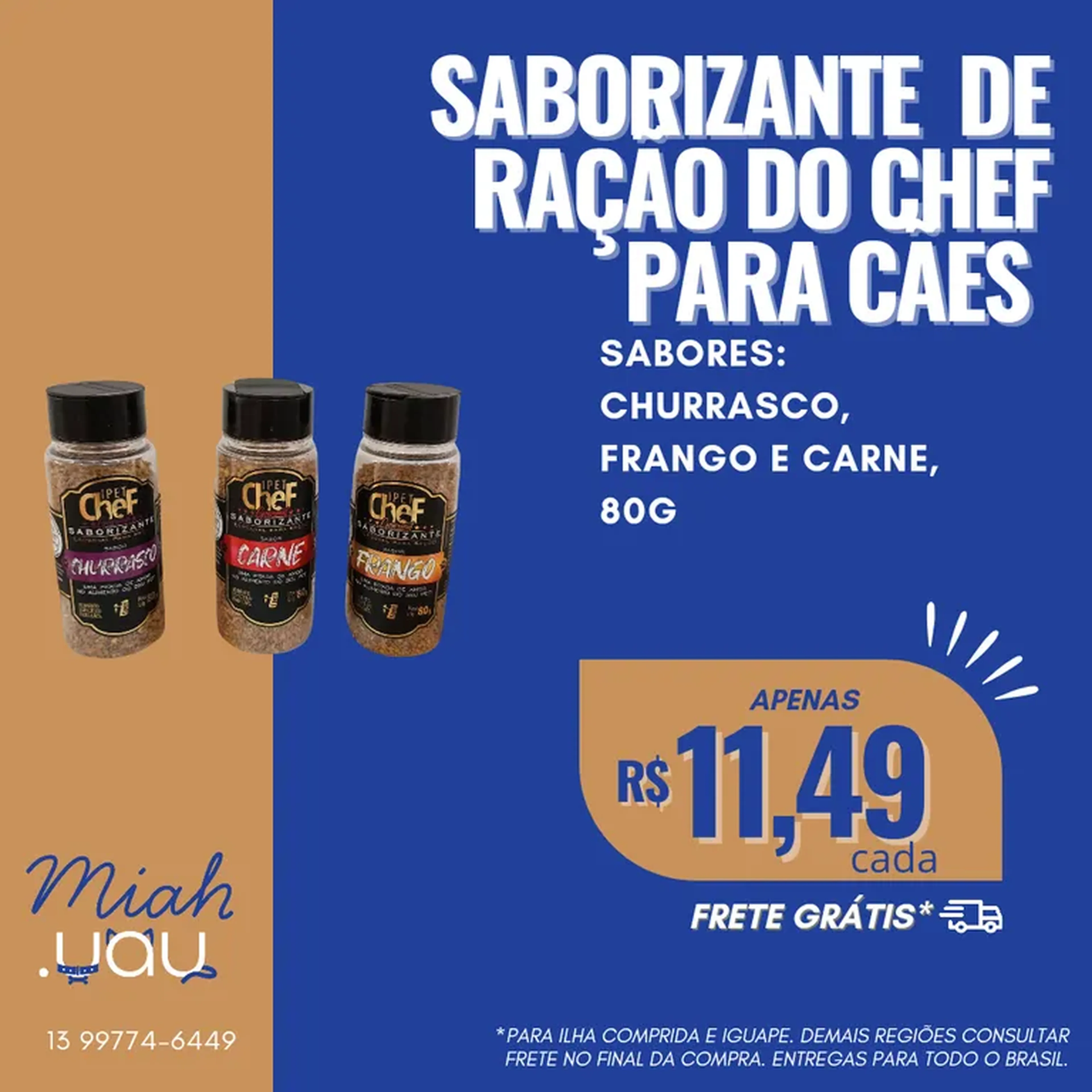 Saborizante em pó - cães imagem