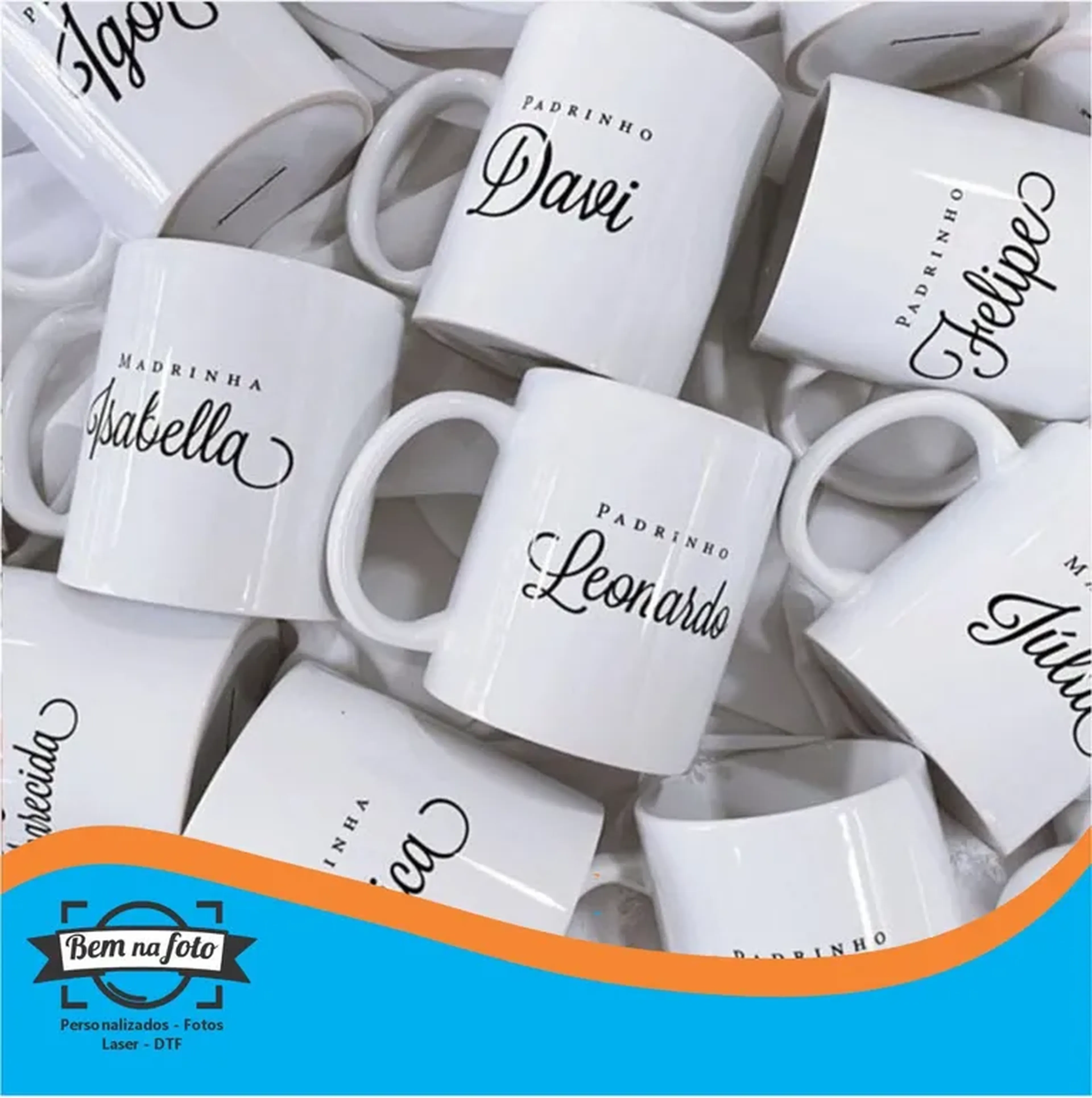 Caneca de porcelana 5 unidades imagem