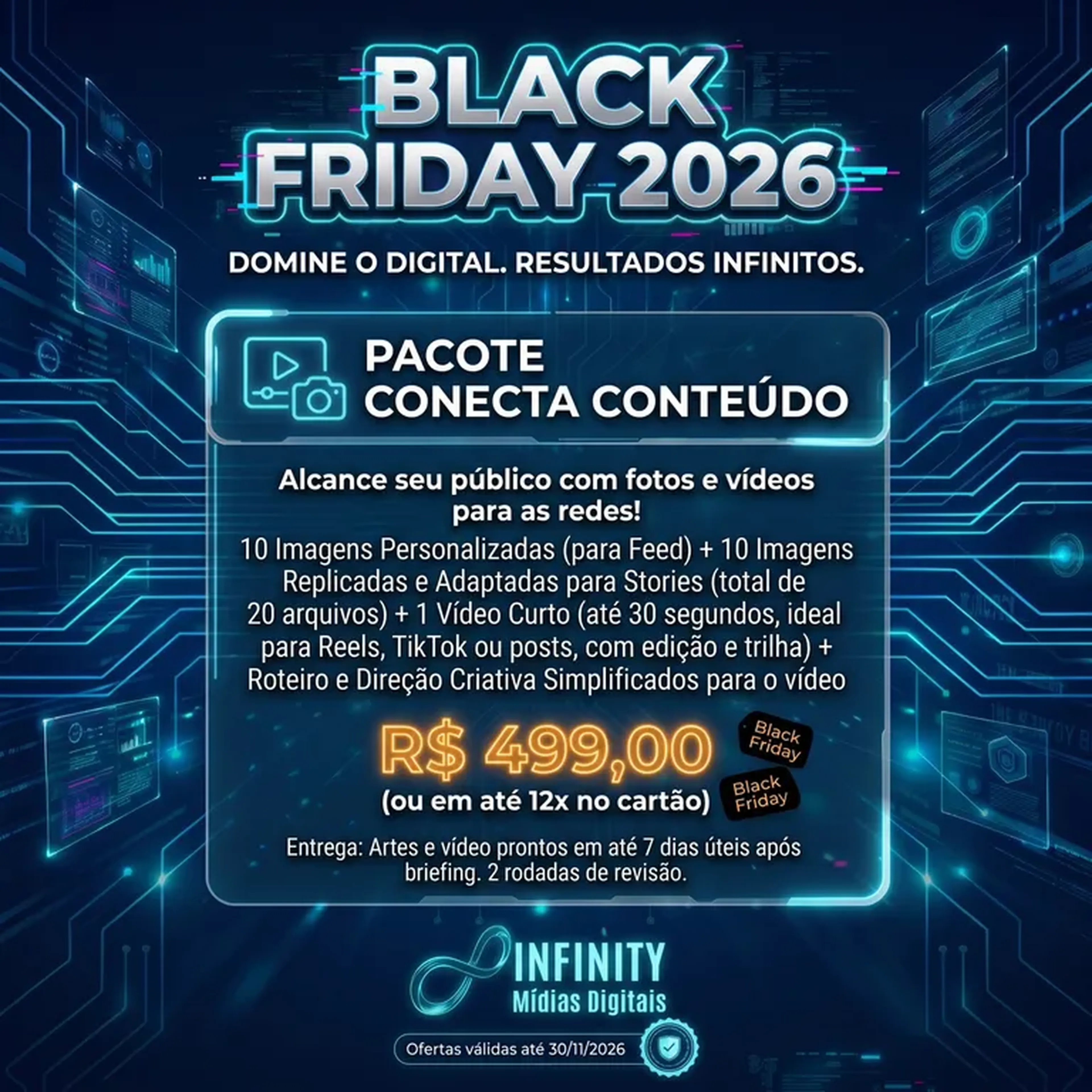 Pacote BlackFriday Conecta Conteúdo imagem