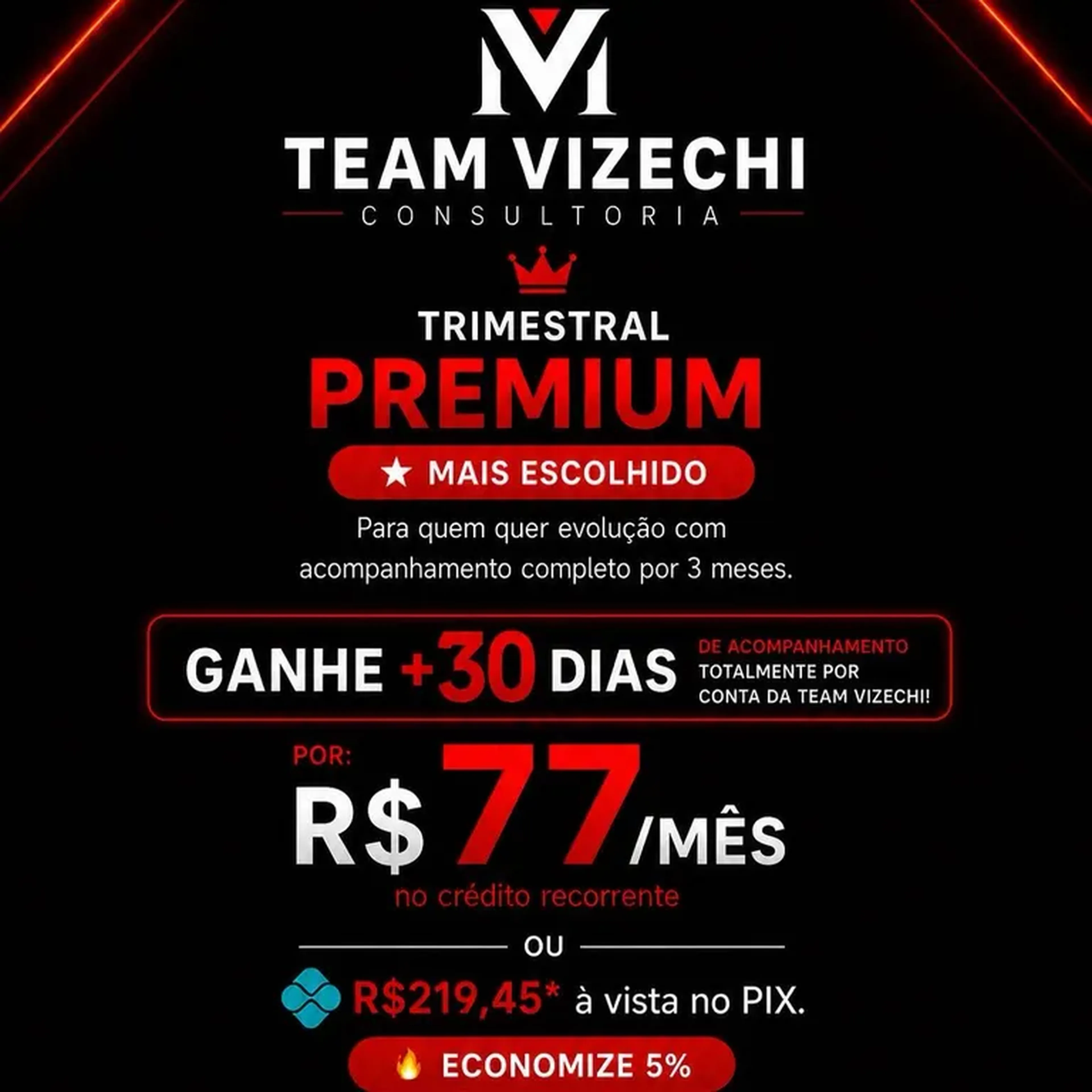 Consultoria Trimestral Premium imagem