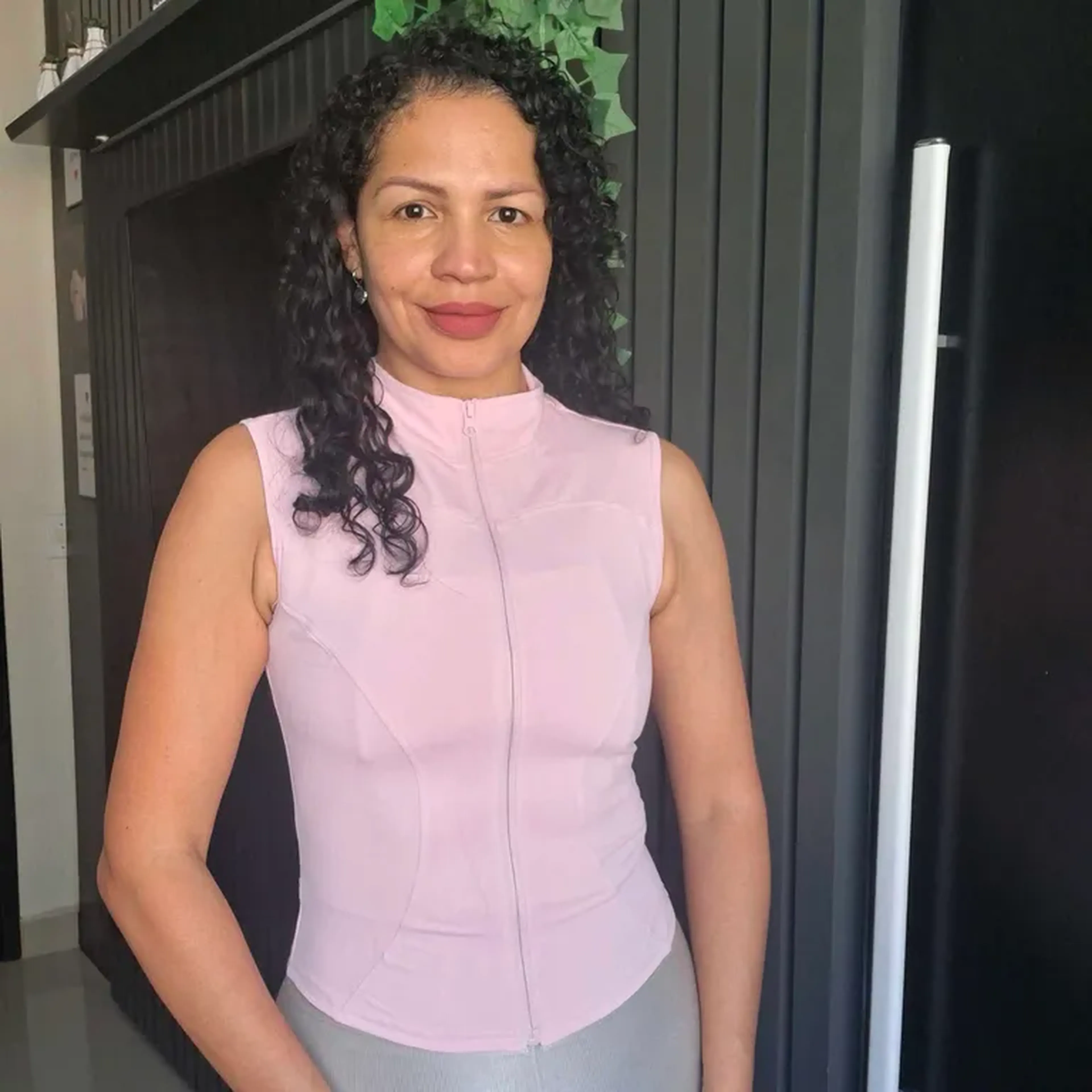 Colete Poloamida Rosa imagem