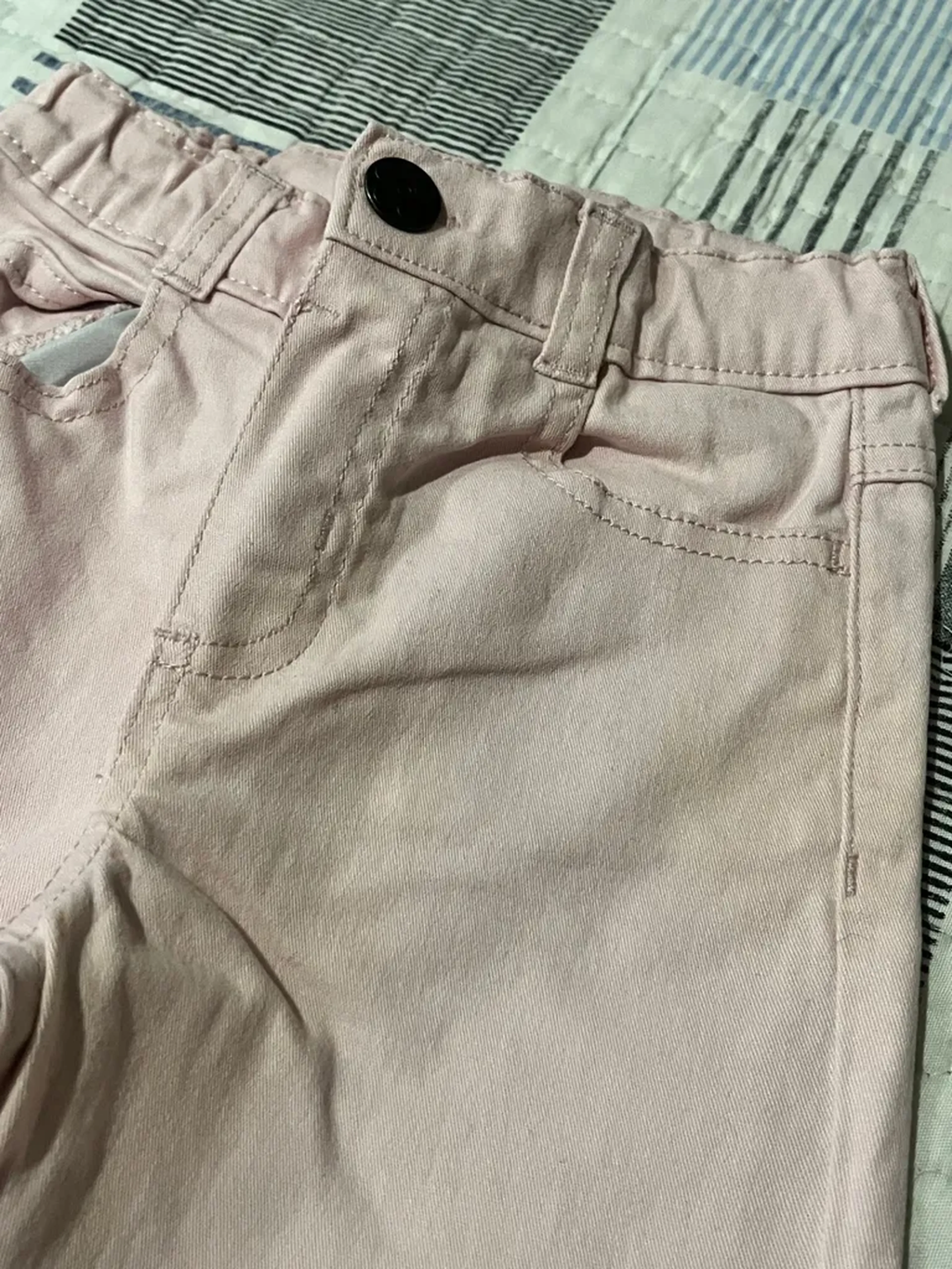 CALÇA JEANS ROSA GARANIMALS imagem