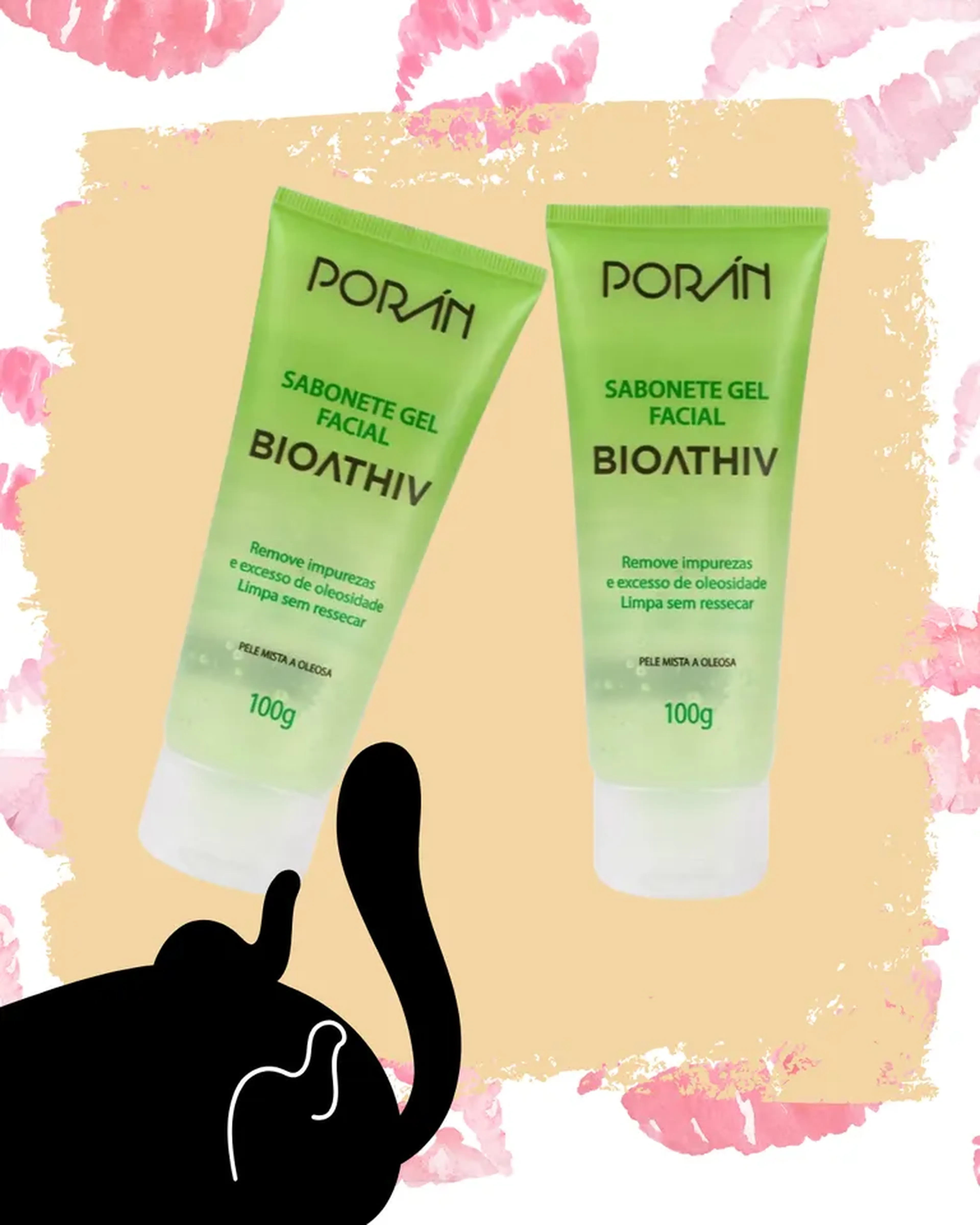 Sabonete facial Porán Bioathiv 100g imagem