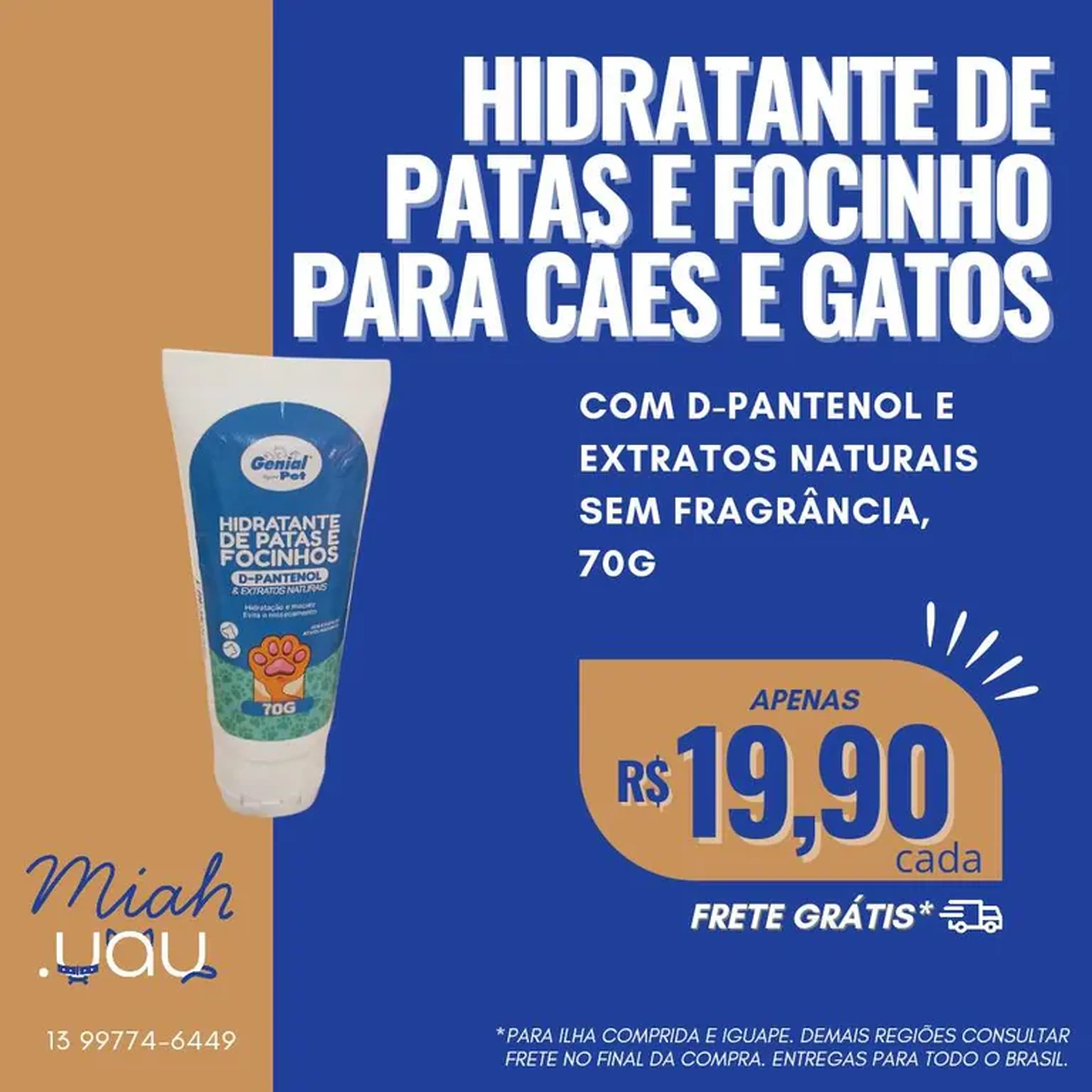 Hidratante para cães e gatos imagem