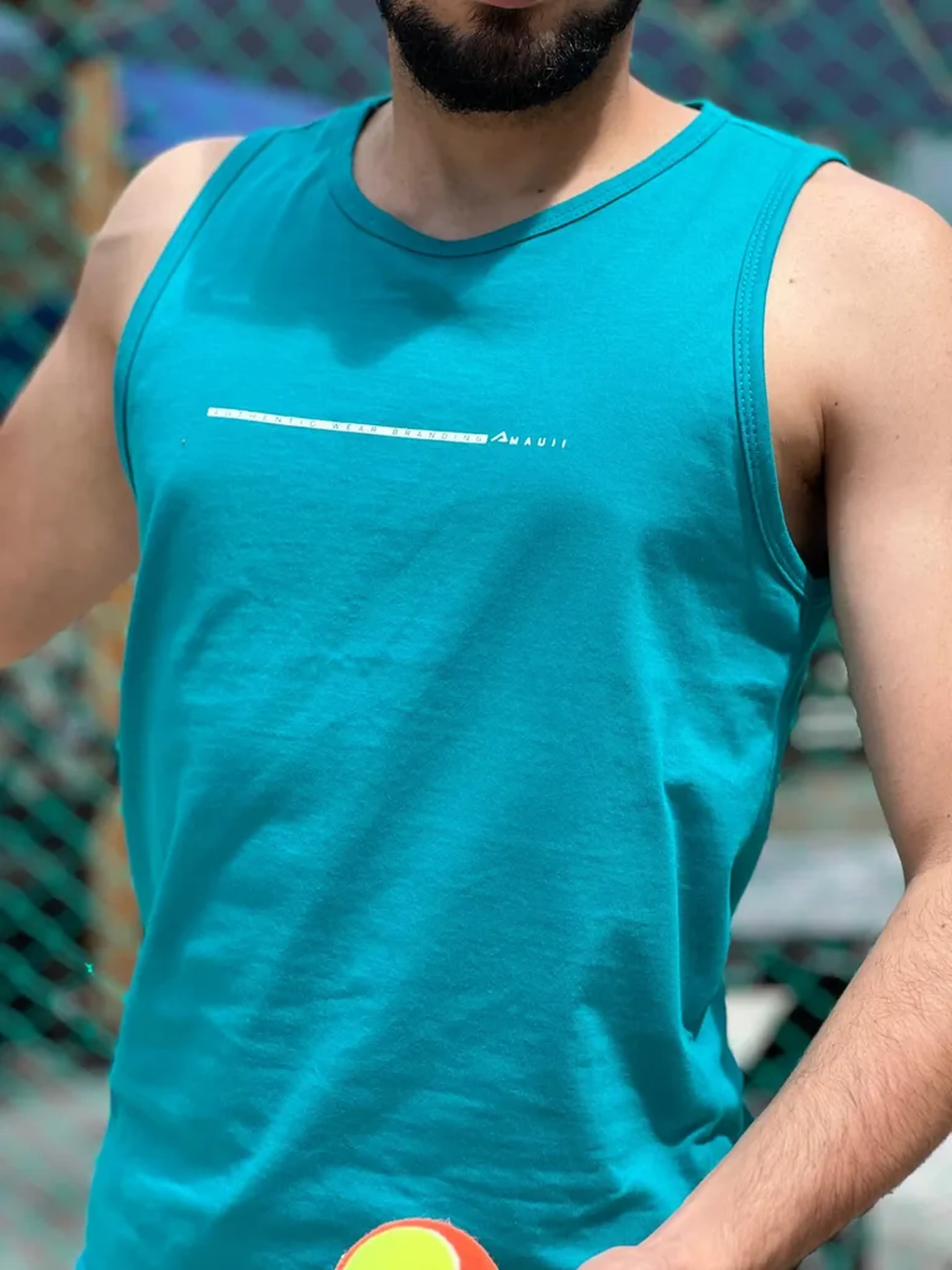 CAMISA MAUII - REGATA AZUL (A PARTIR DE 20 PEÇAS) imagem